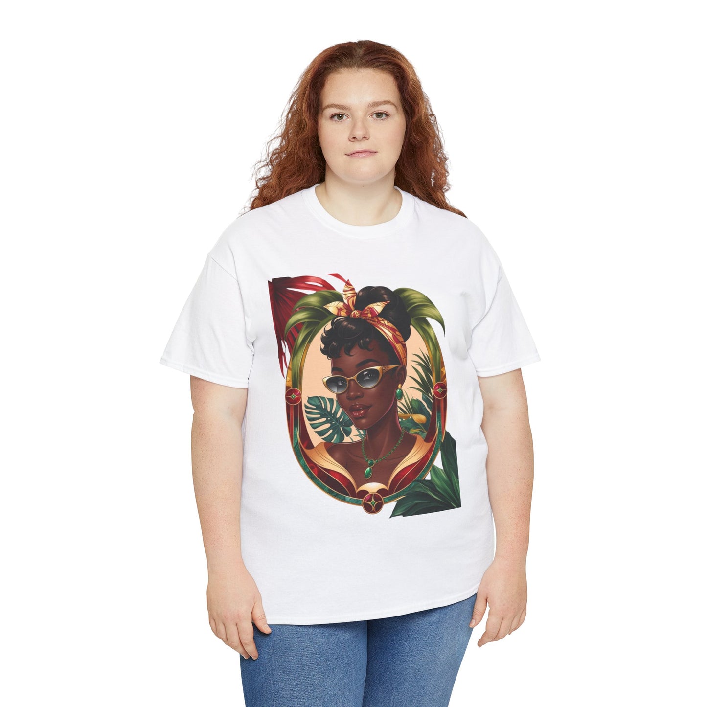 Tropical Vibes Tee - Stylish Summer Top with Chic Latina Art