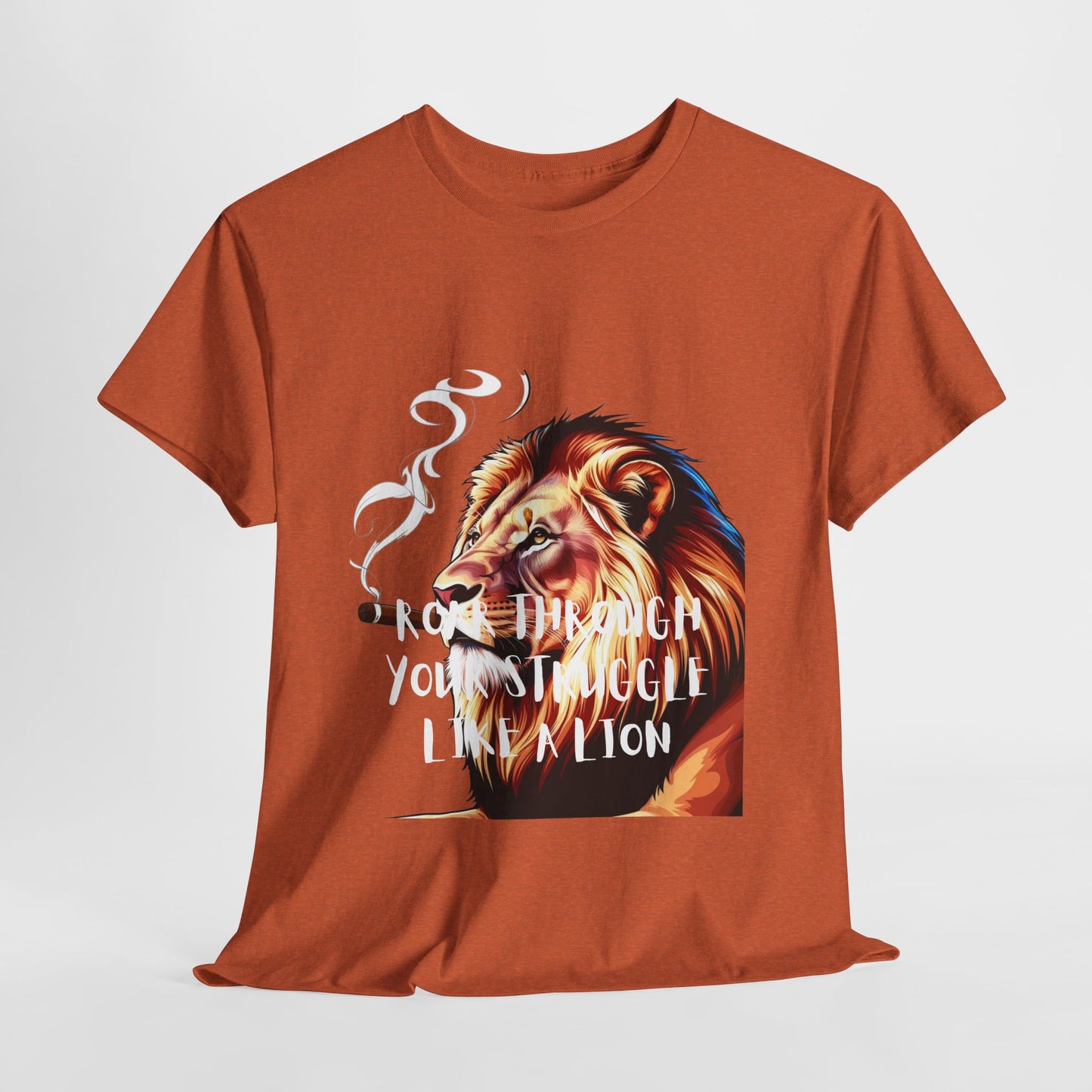 Inspirational Tee - "Roar Through Your Struggles Like a Lion" Unisex Shirt