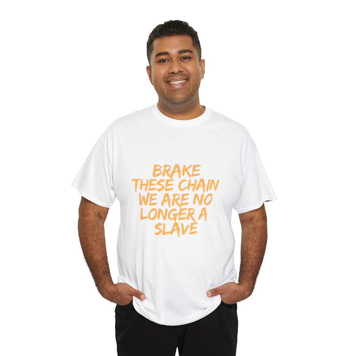 Empowering Cotton Tee - 'Brake These Chains'