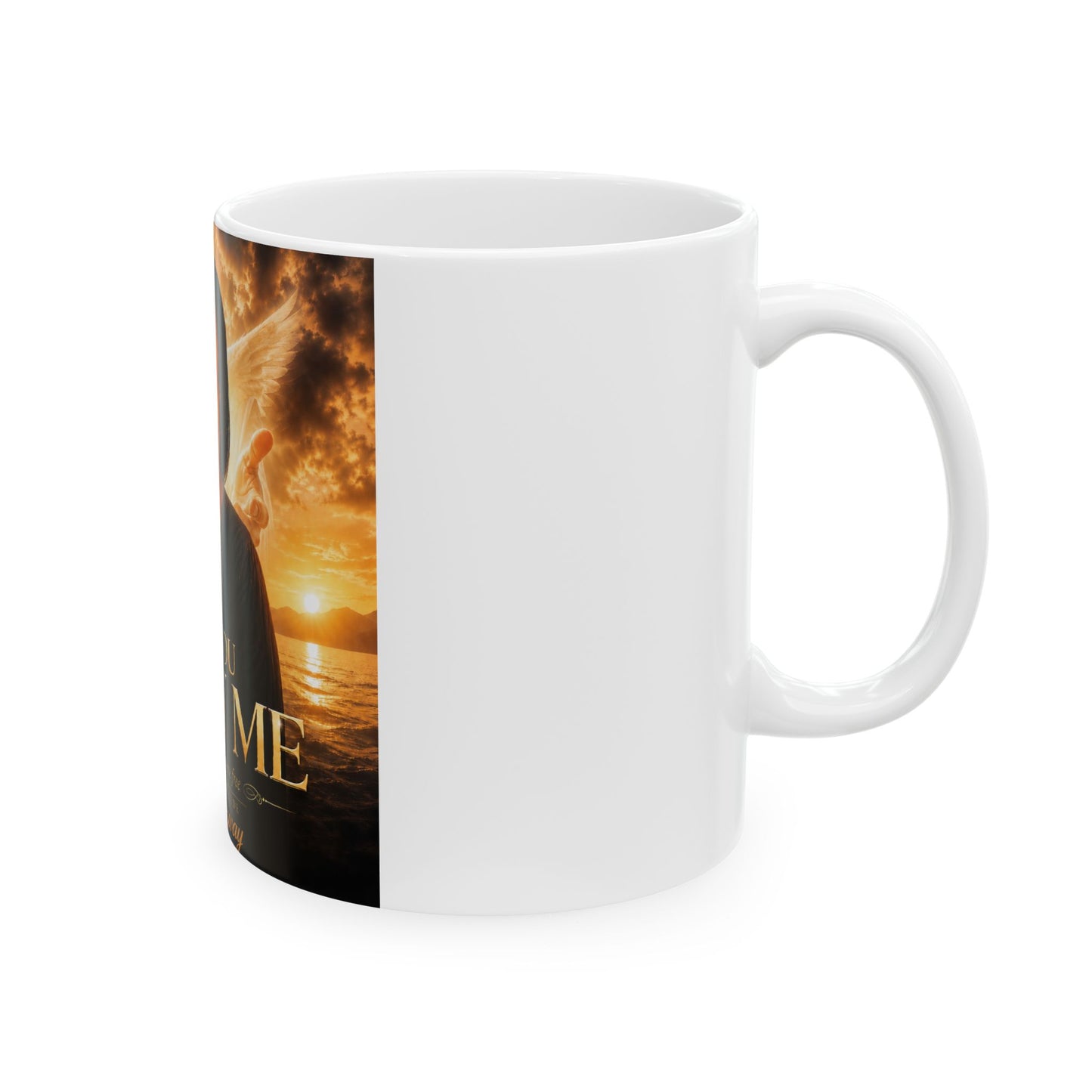 Memorial Prayer Mug — "Lord You Carry Me" Tribute Ceramic Coffee Cup