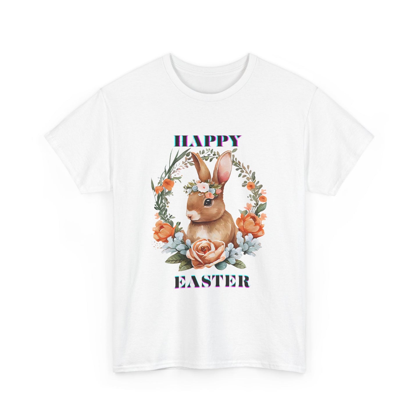 Easter Floral Bunny Unisex Tee