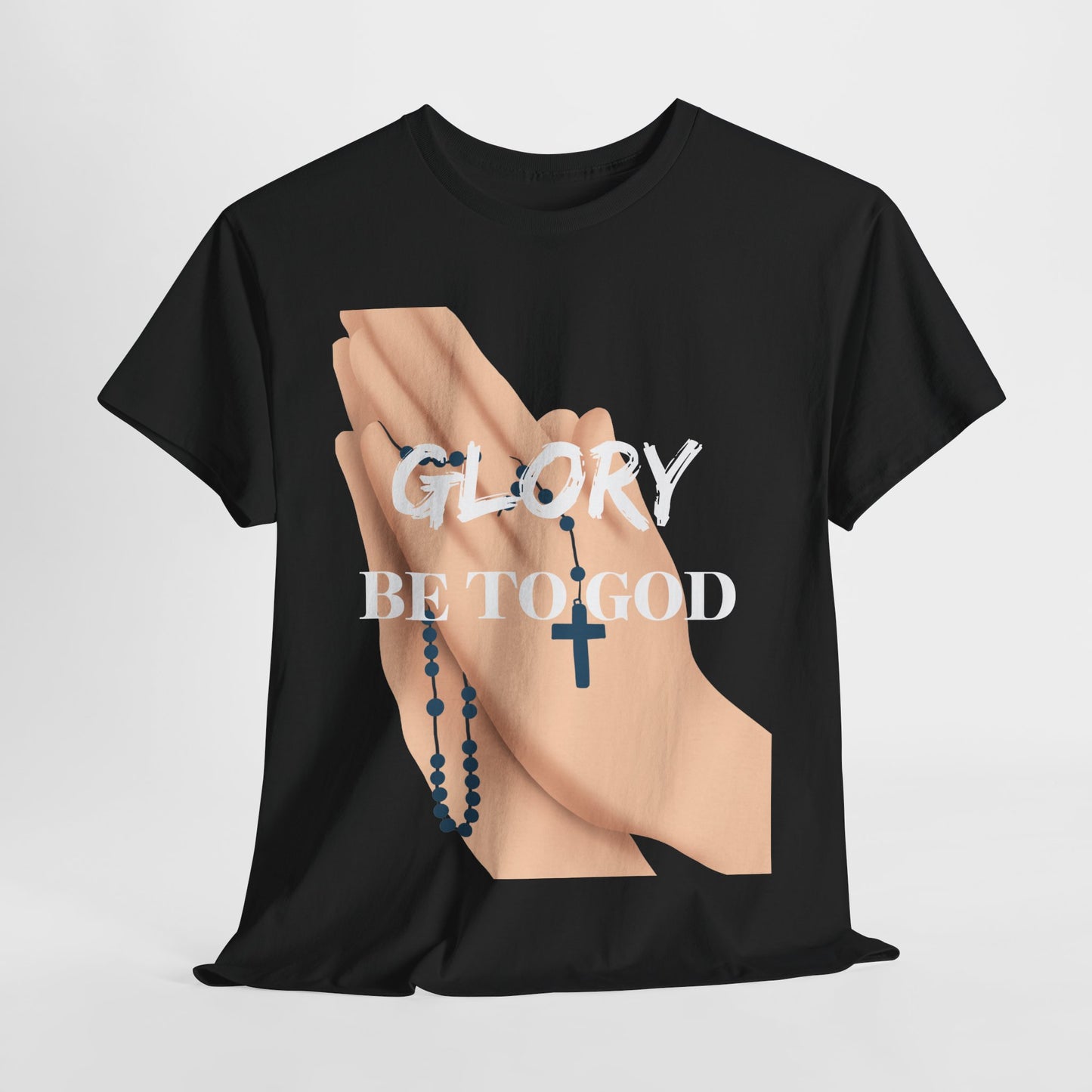 Inspirational Faith Tee - 'Glory Be To God' T-Shirt