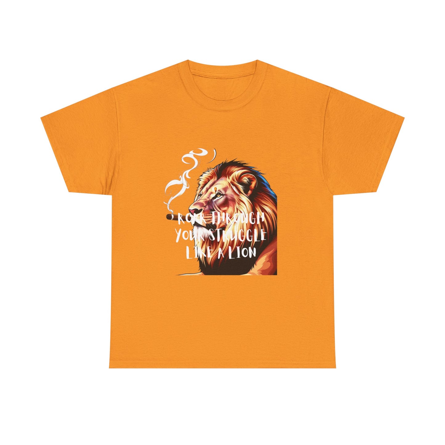 Inspirational Tee - "Roar Through Your Struggles Like a Lion" Unisex Shirt