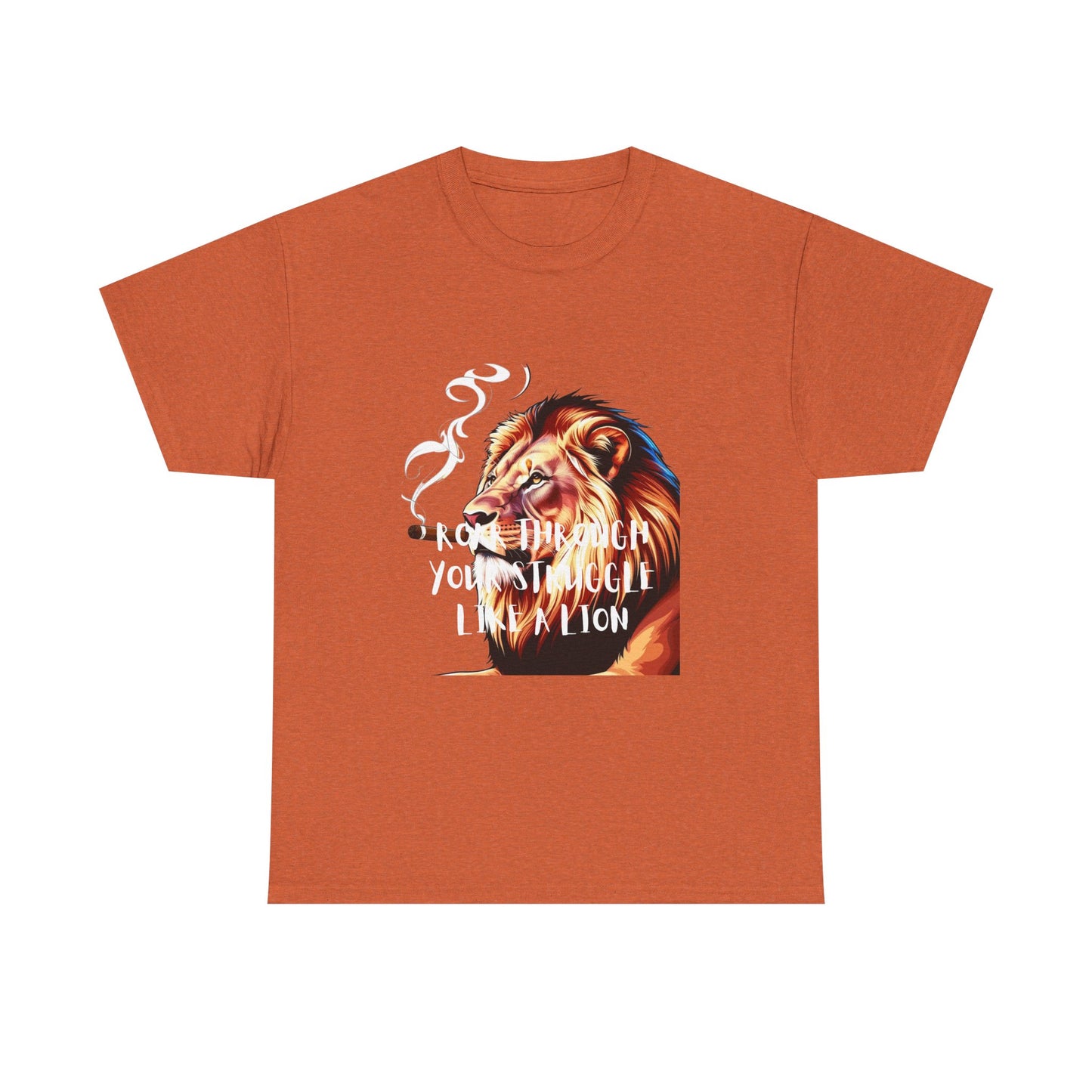 Inspirational Tee - "Roar Through Your Struggles Like a Lion" Unisex Shirt
