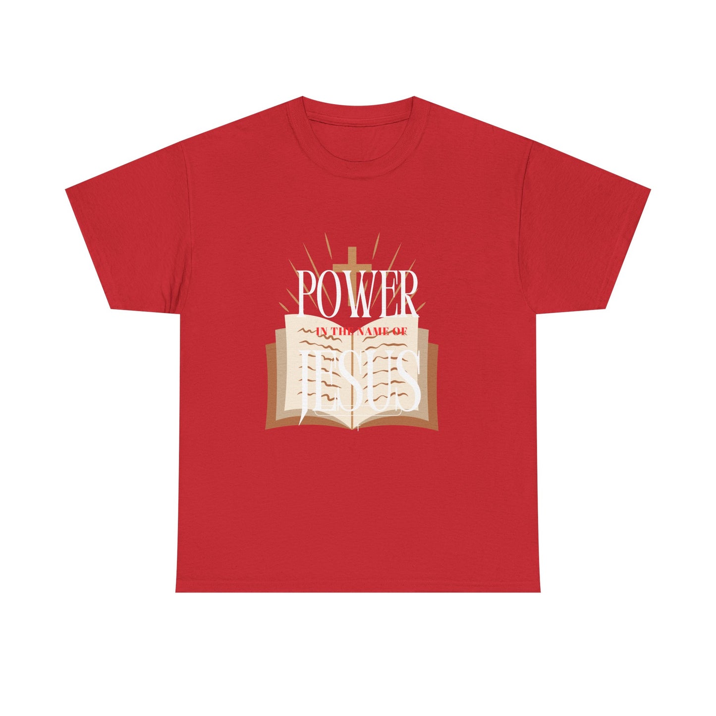 Faith-Inspired Tee - 'In The Name of Jesus' Design
