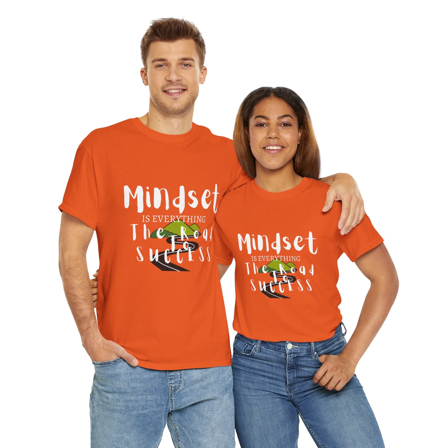 Mindset is Everything Unisex Heavy Cotton Tee - Inspirational Motivational T-Shirt