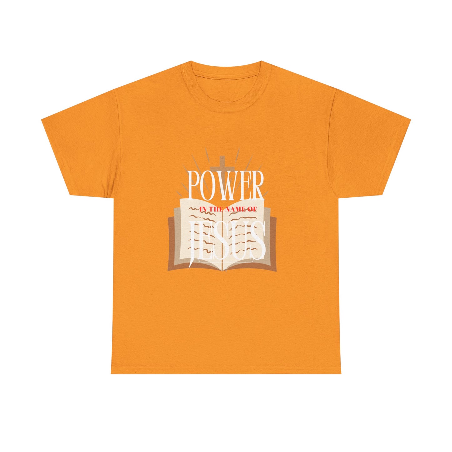 Faith-Inspired Tee - 'In The Name of Jesus' Design