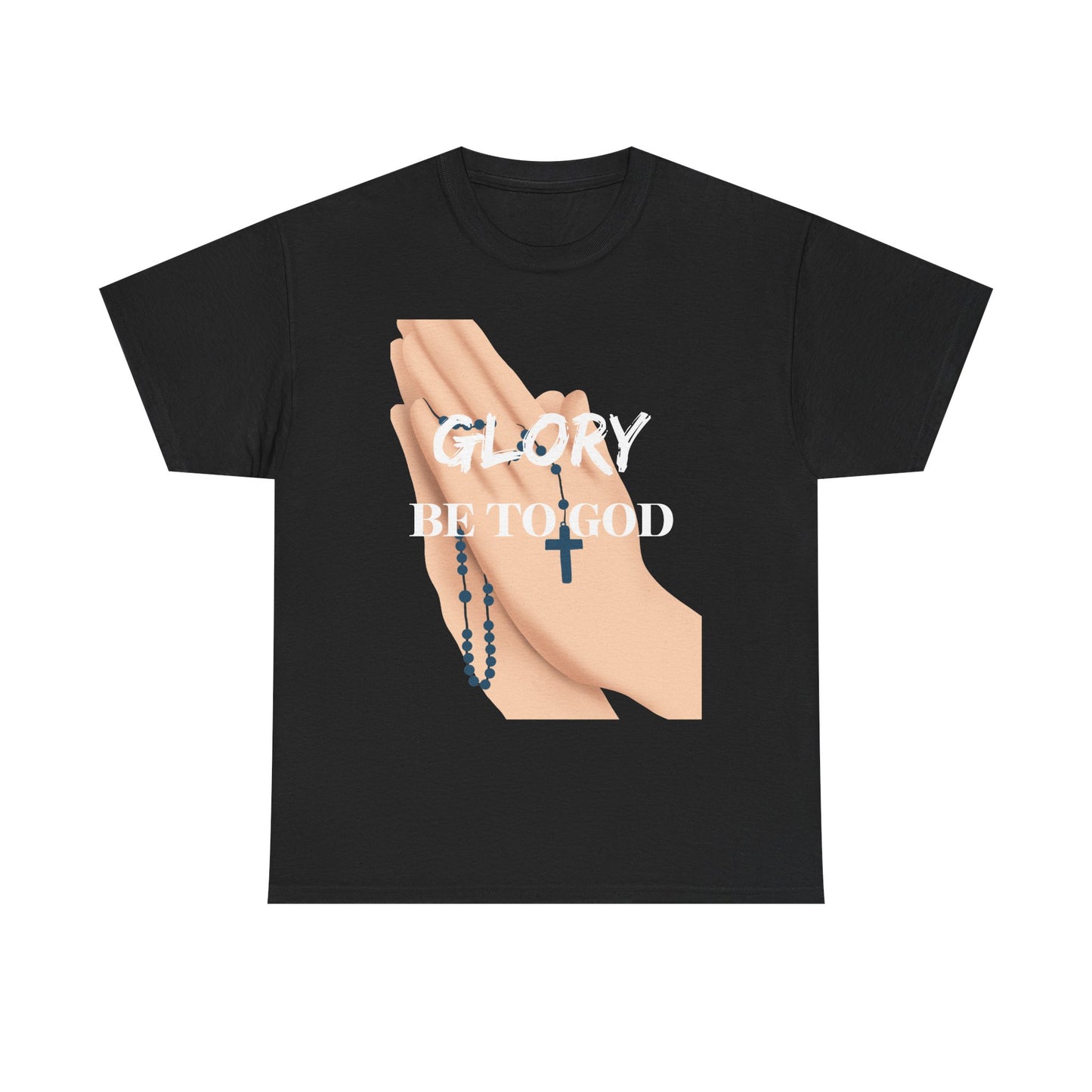 Inspirational Faith Tee - 'Glory Be To God' T-Shirt