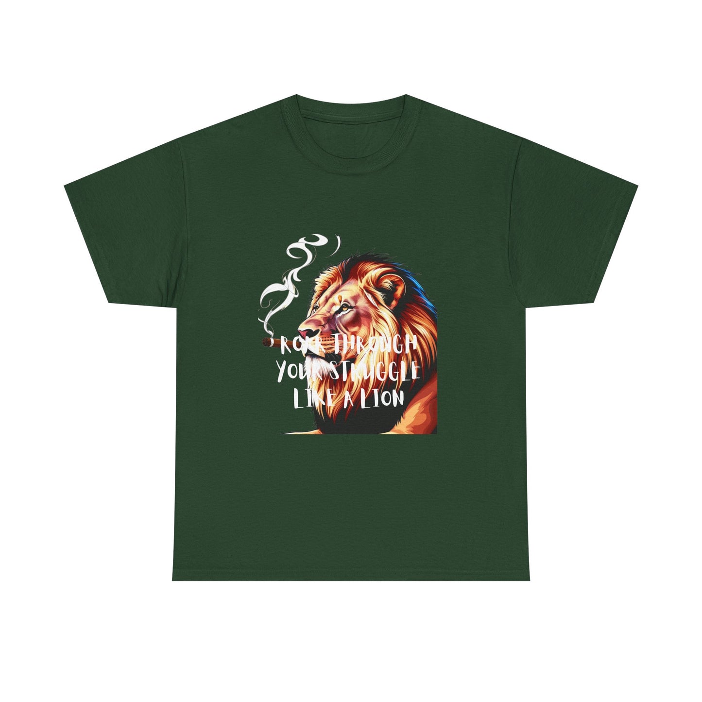 Inspirational Tee - "Roar Through Your Struggles Like a Lion" Unisex Shirt
