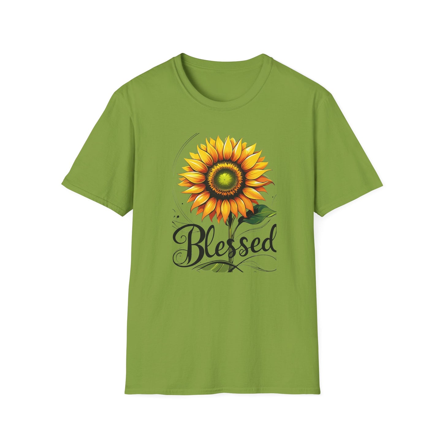 Blessed Sunflower T-Shirt | Spring Fashion, Positive Energy, Floral Tee