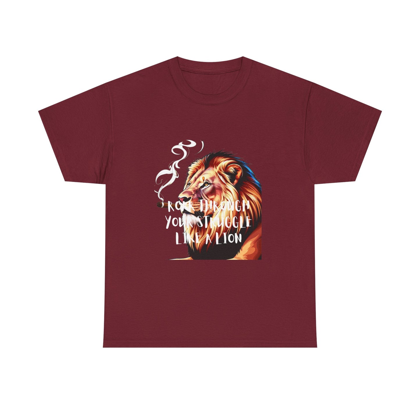 Inspirational Tee - "Roar Through Your Struggles Like a Lion" Unisex Shirt