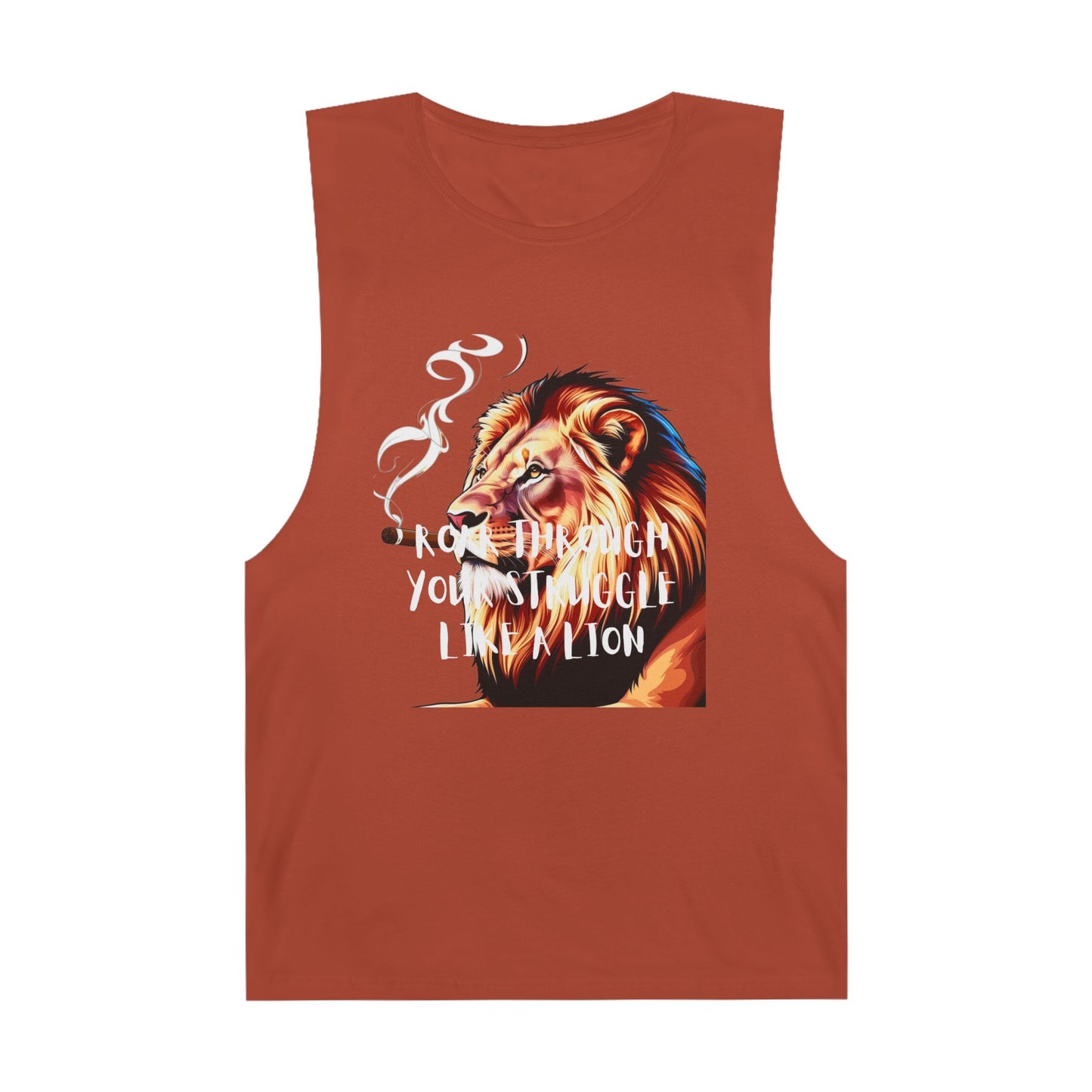 Tank Top - Unisex Lion Quote Tank Top - Embrace Your Struggles with Strength