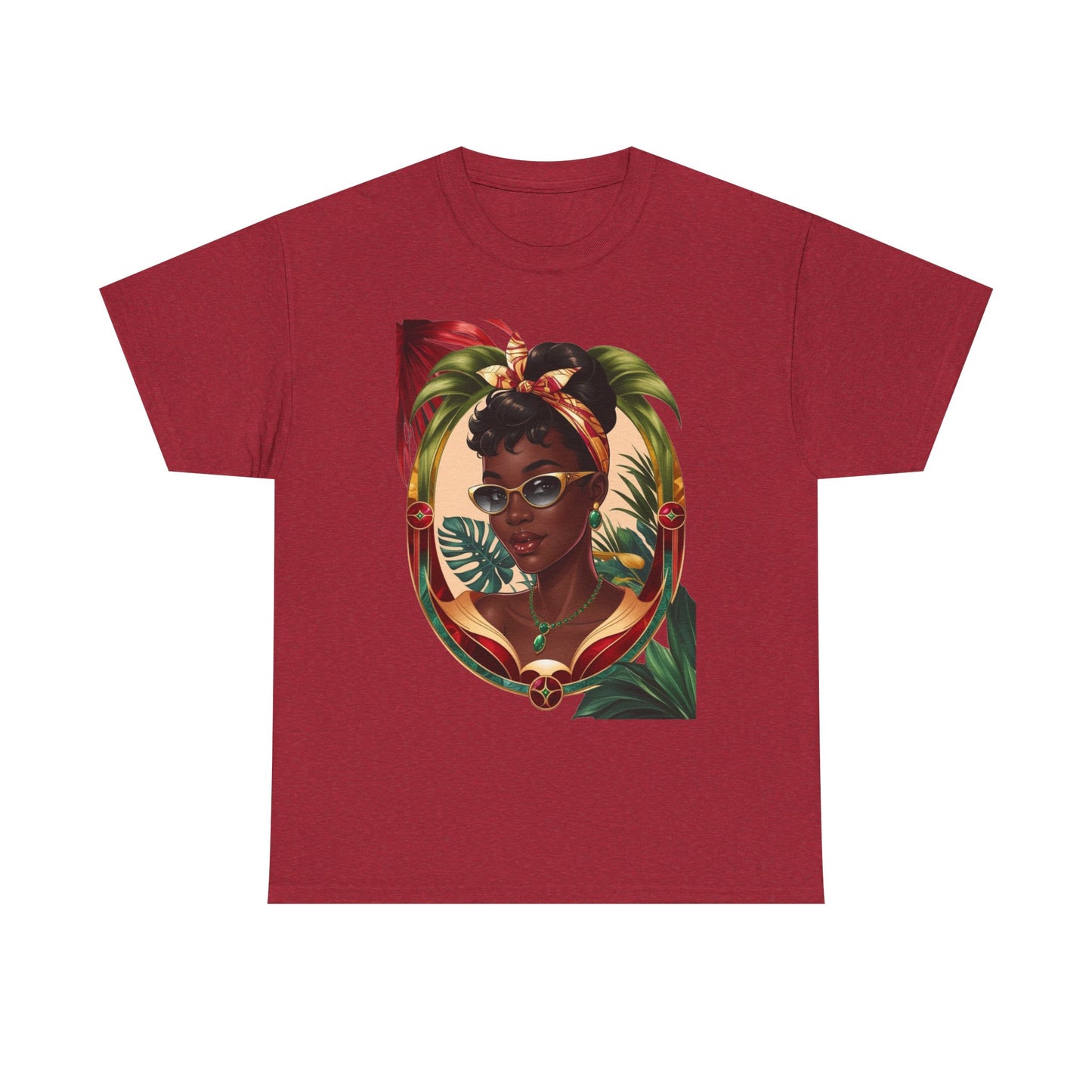 Tropical Vibes Tee - Stylish Summer Top with Chic Latina Art