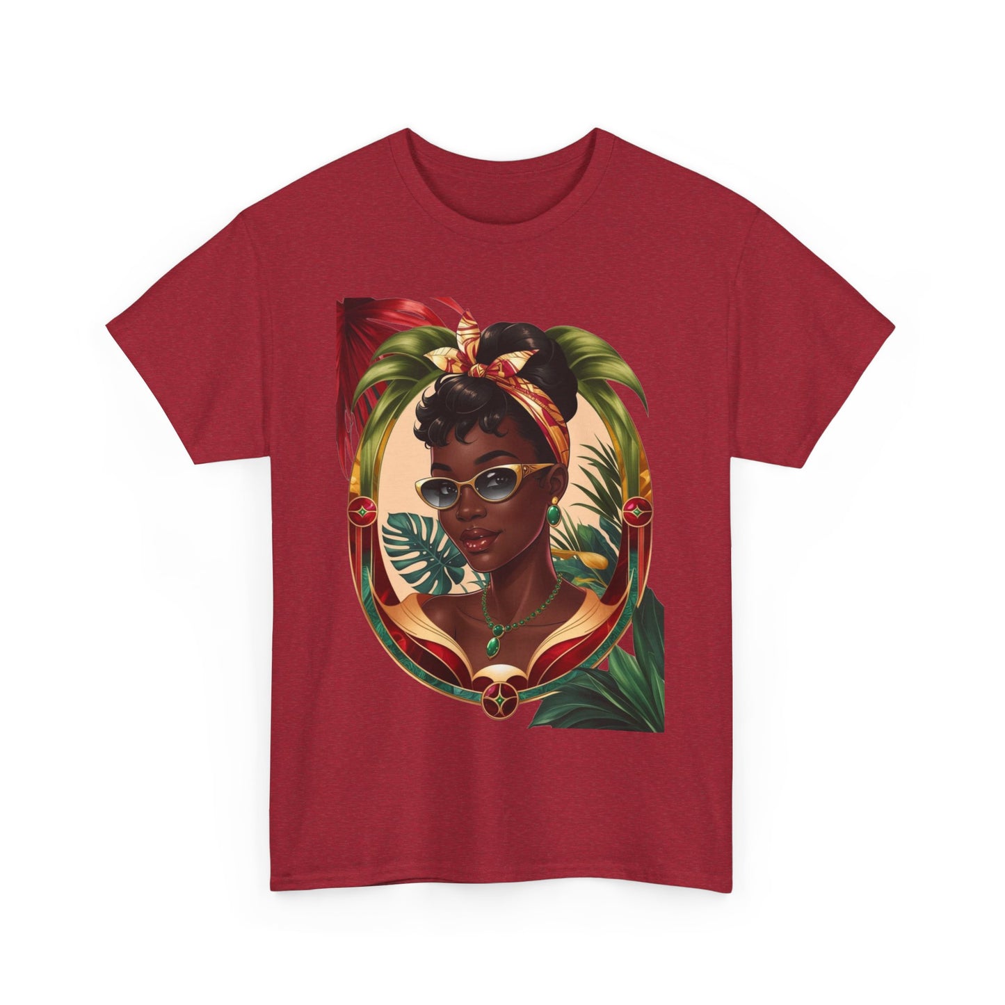 Tropical Vibes Tee - Stylish Summer Top with Chic Latina Art