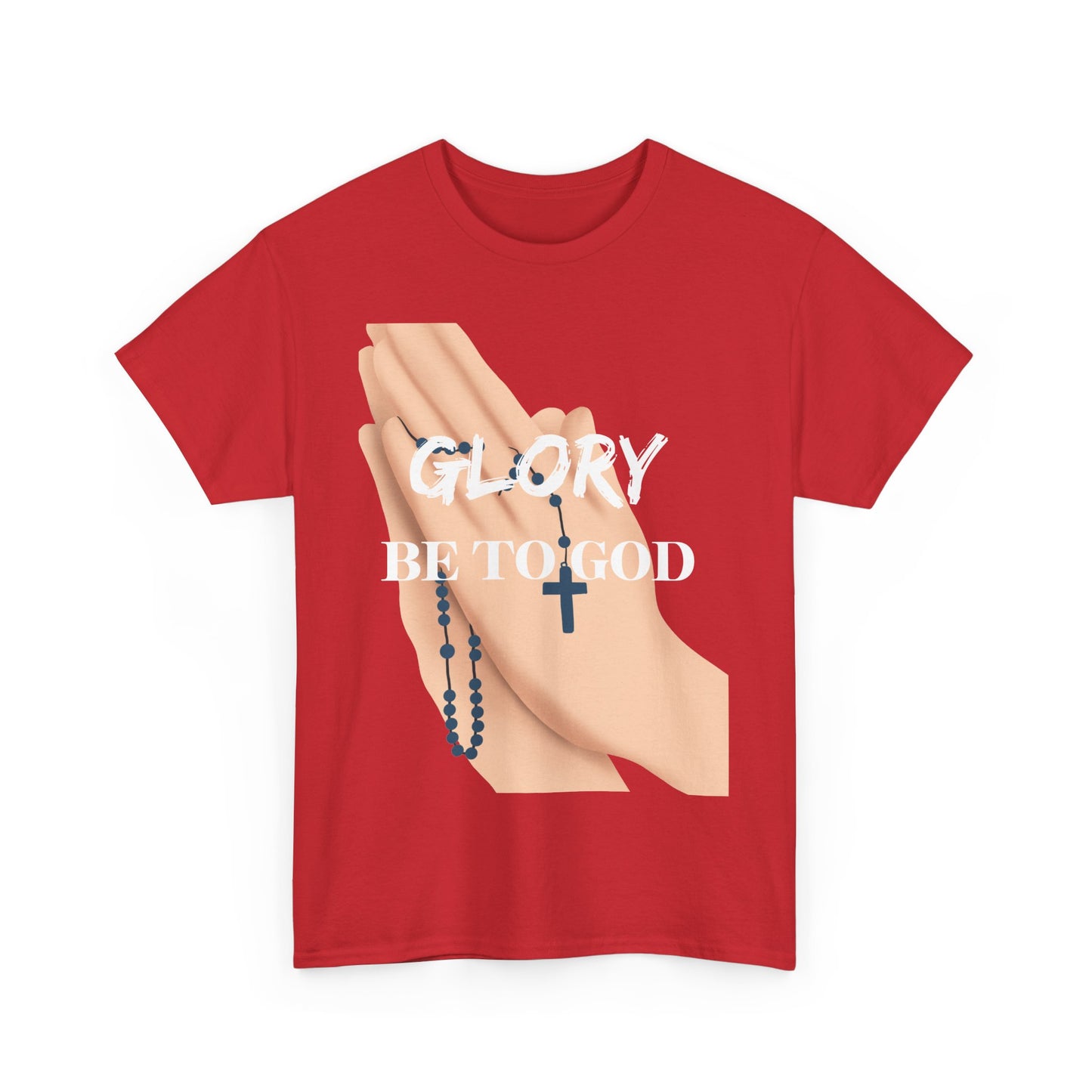Inspirational Faith Tee - 'Glory Be To God' T-Shirt