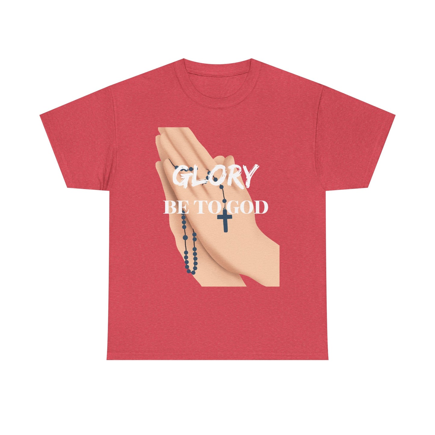 Inspirational Faith Tee - 'Glory Be To God' T-Shirt