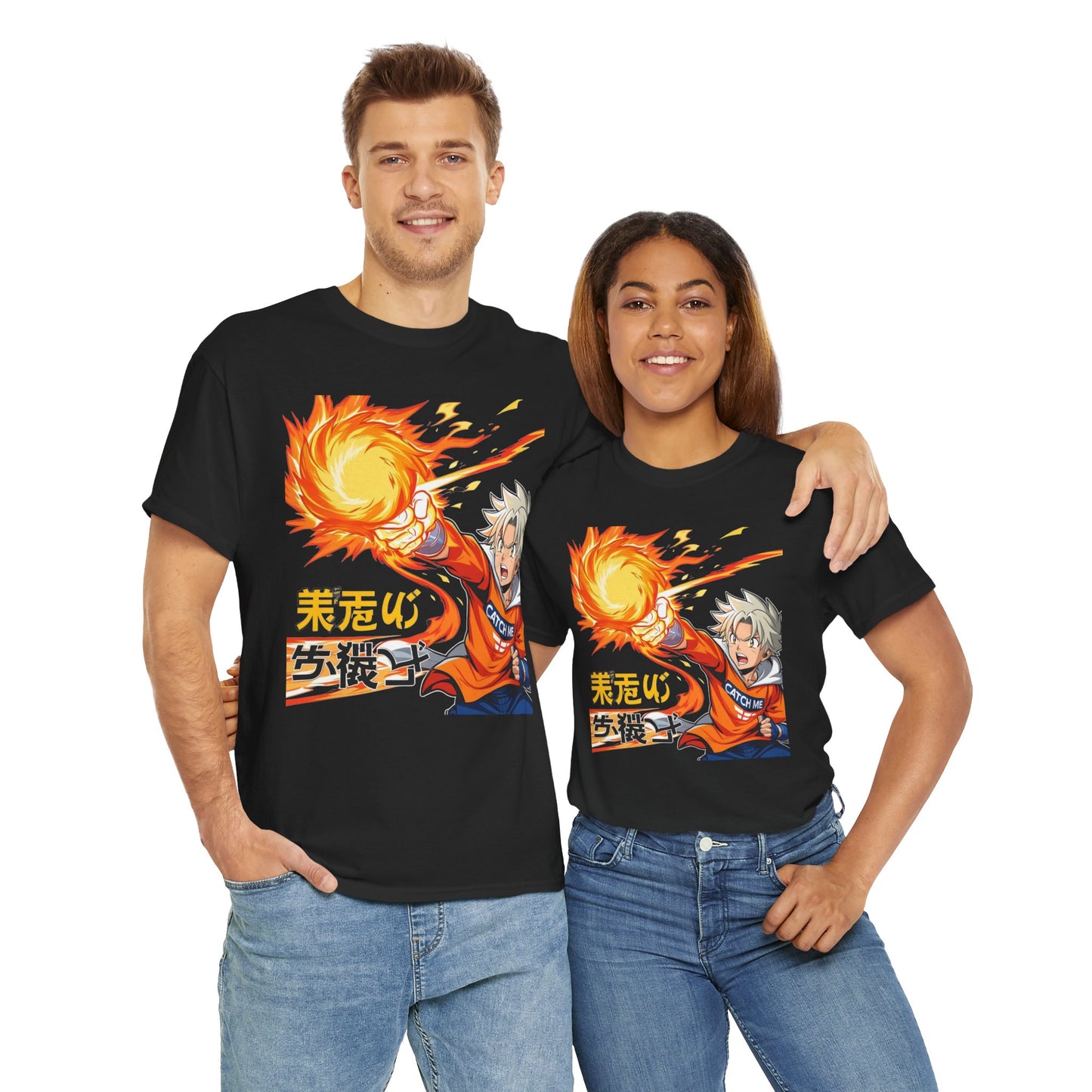 Anime-Inspired Tee - 'Power Burst' Unisex