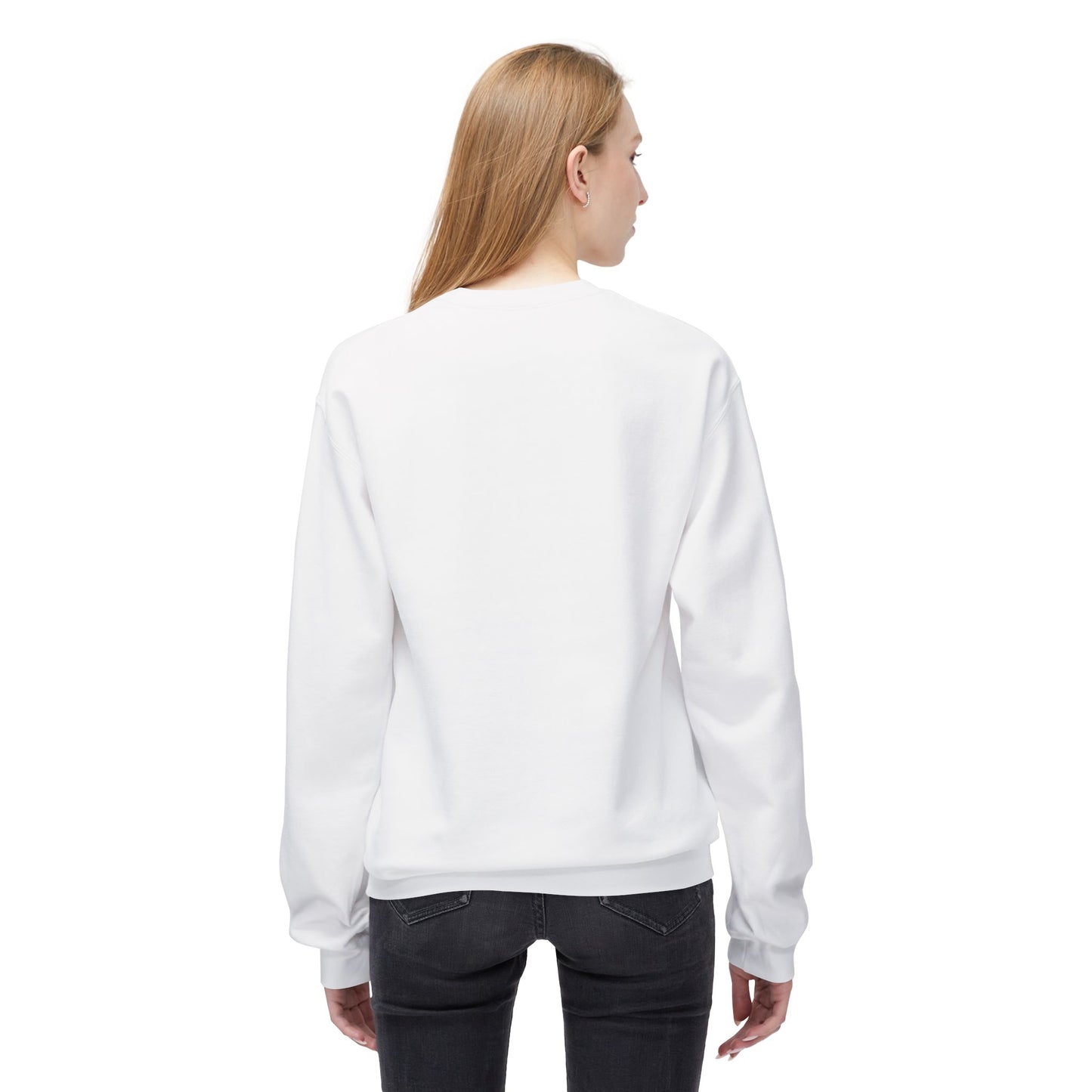 Black, Bless, Beautiful and Smart Fleece Crewneck Sweatshirt for Women