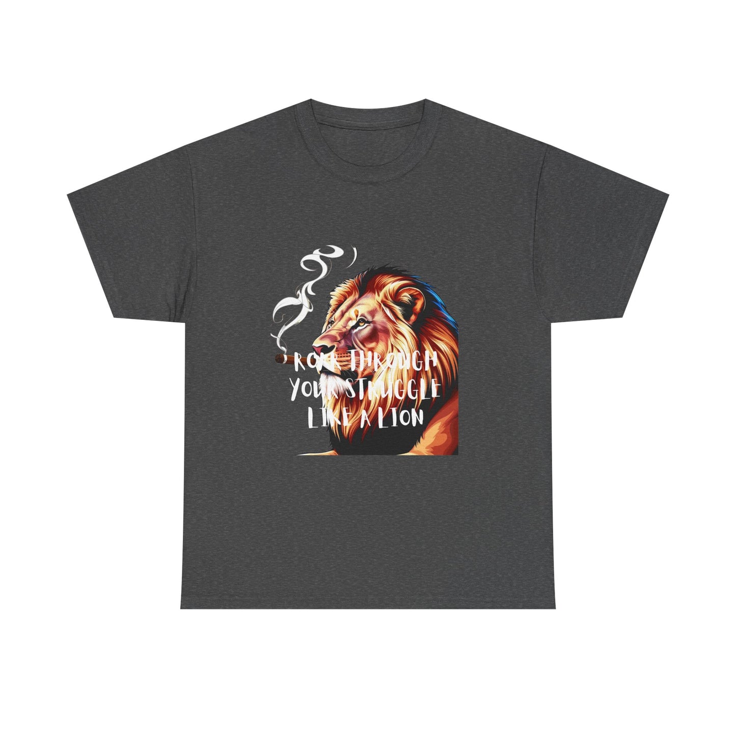 Inspirational Tee - "Roar Through Your Struggles Like a Lion" Unisex Shirt