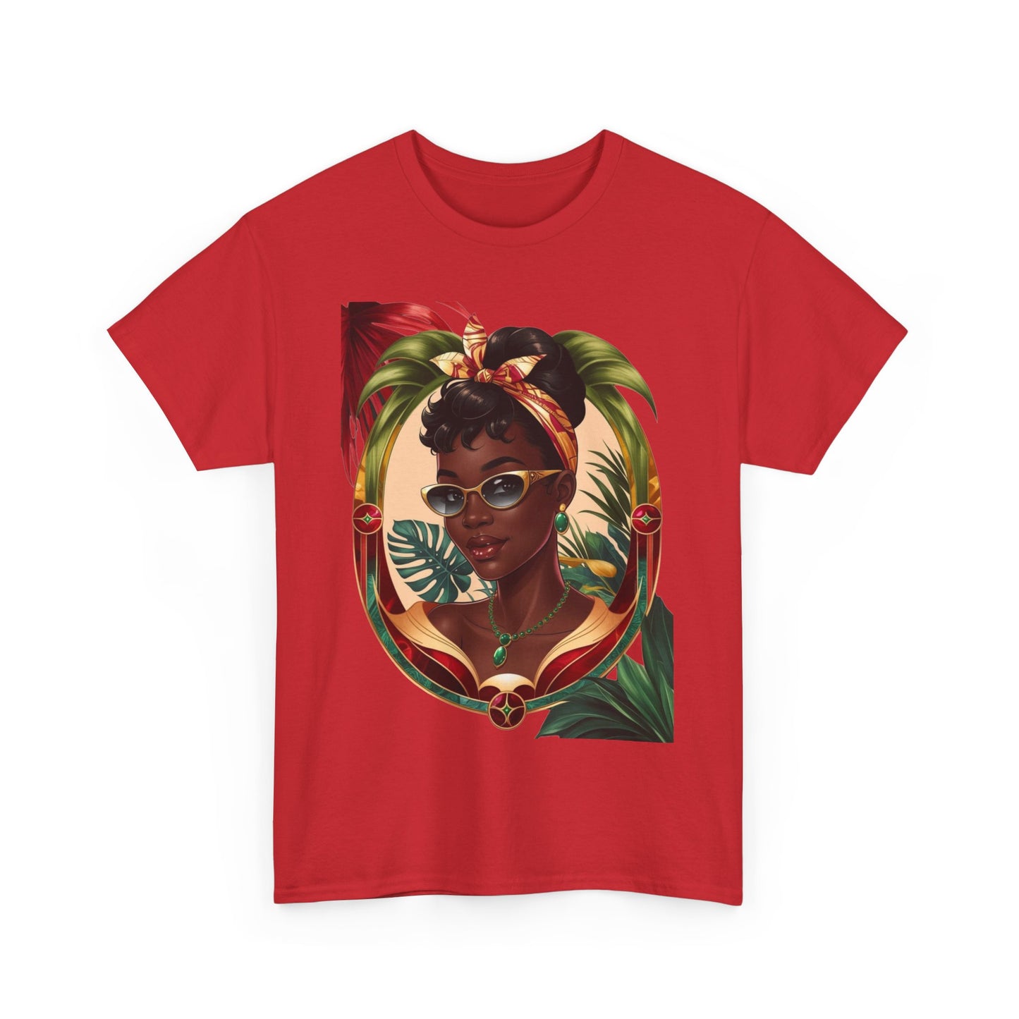 Tropical Vibes Tee - Stylish Summer Top with Chic Latina Art