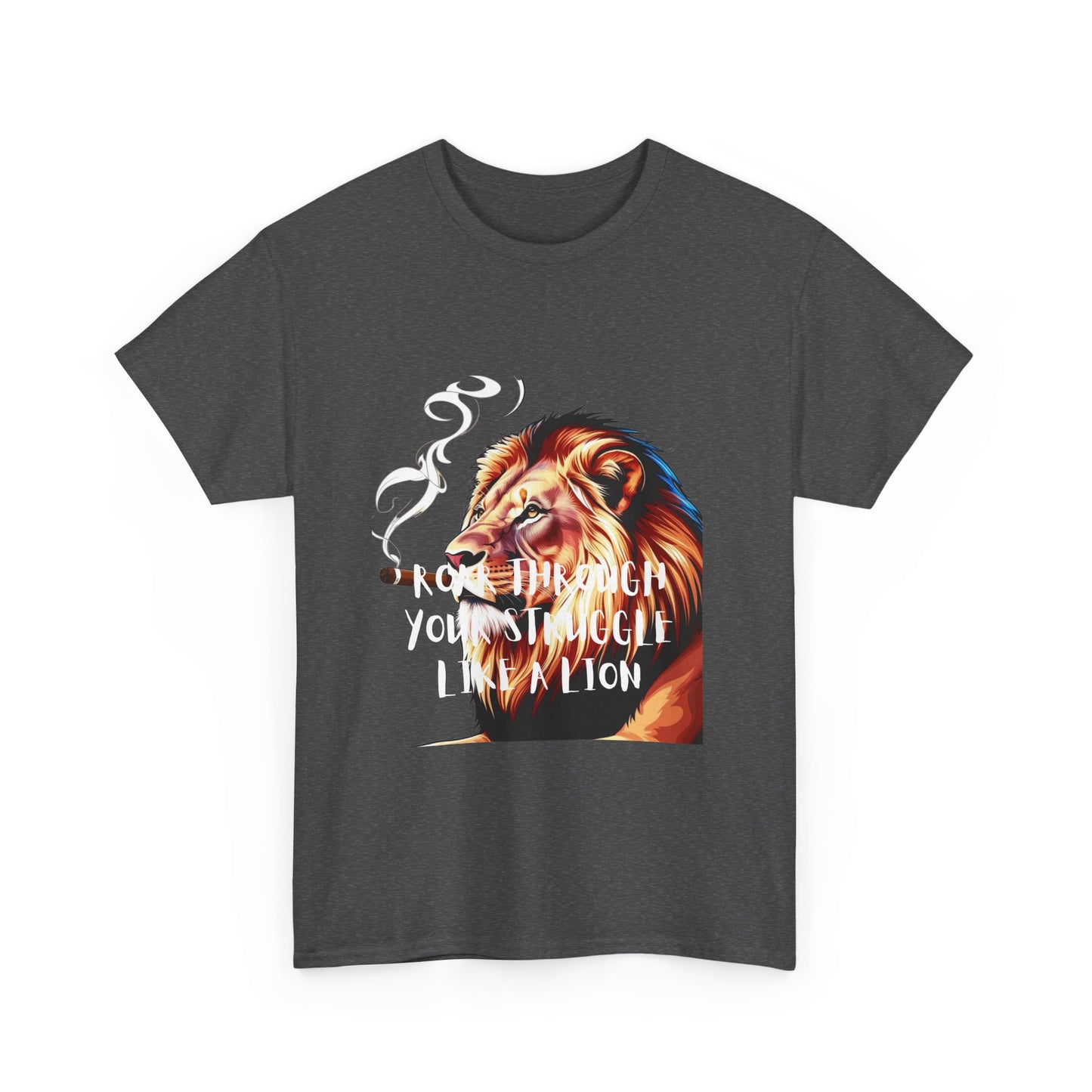 Inspirational Tee - "Roar Through Your Struggles Like a Lion" Unisex Shirt