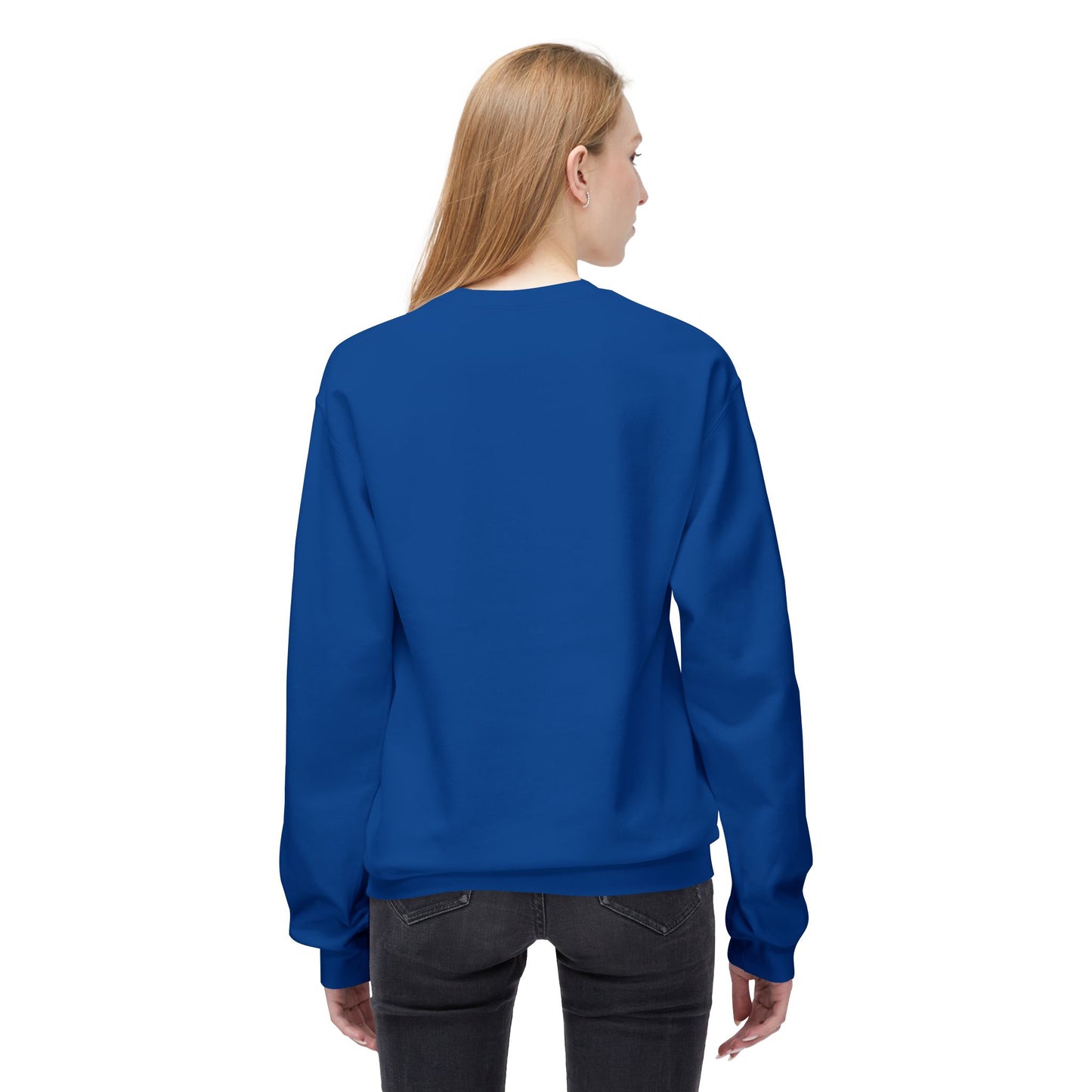 Black, Bless, Beautiful and Smart Fleece Crewneck Sweatshirt for Women