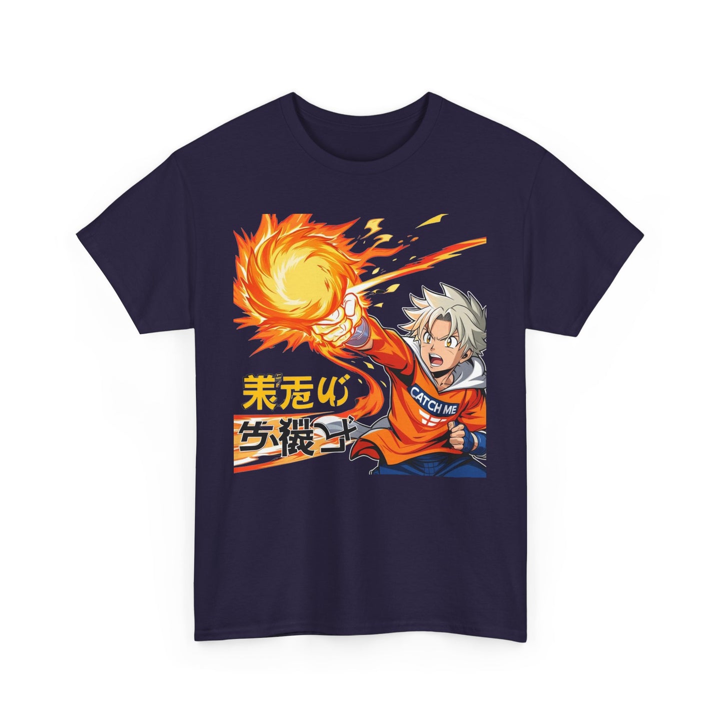 Anime-Inspired Tee - 'Power Burst' Unisex