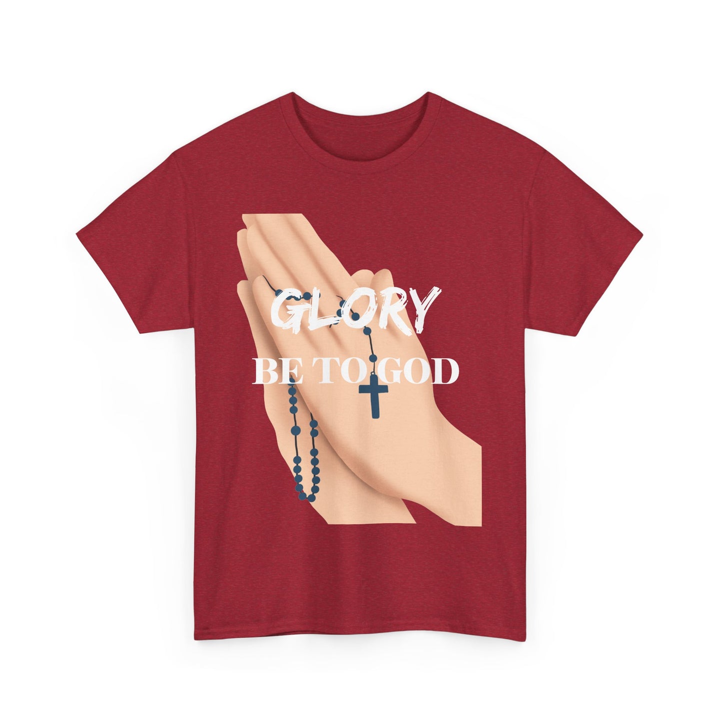 Inspirational Faith Tee - 'Glory Be To God' T-Shirt