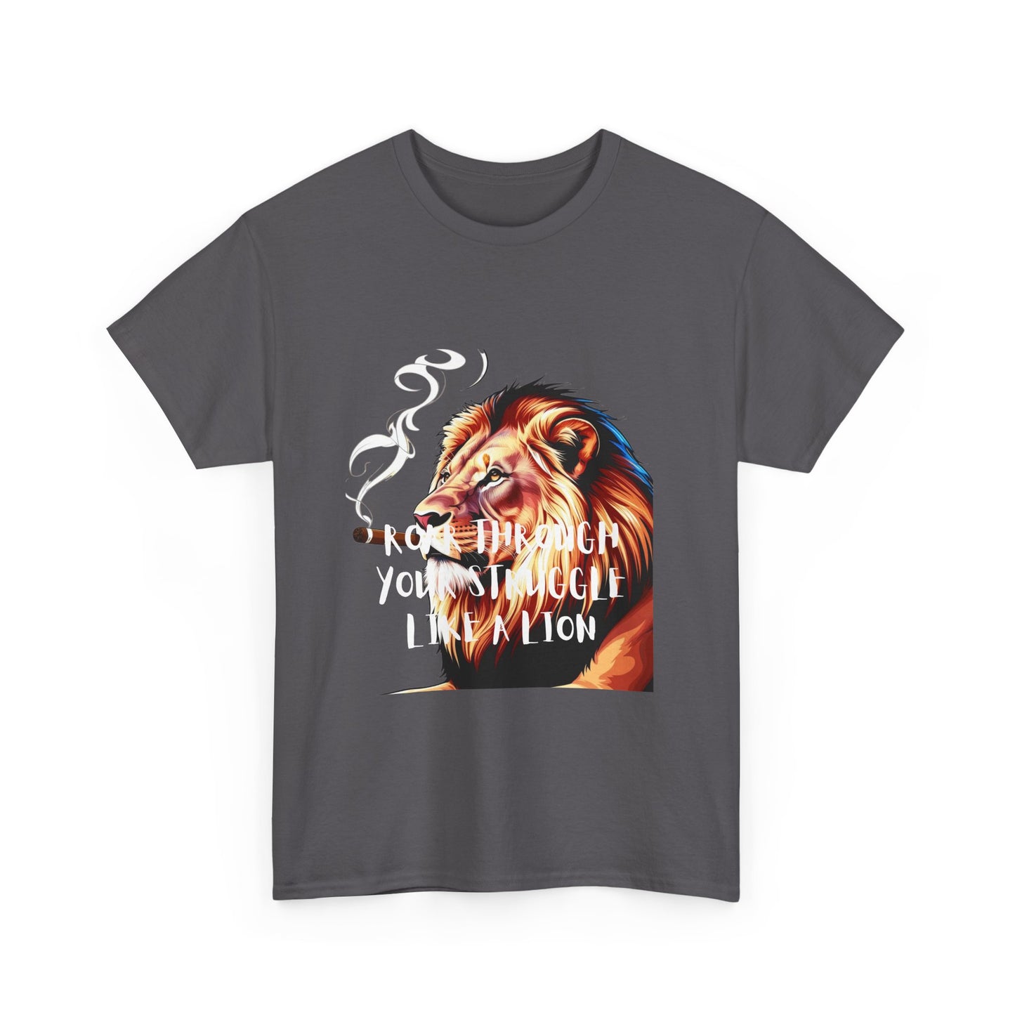 Inspirational Tee - "Roar Through Your Struggles Like a Lion" Unisex Shirt
