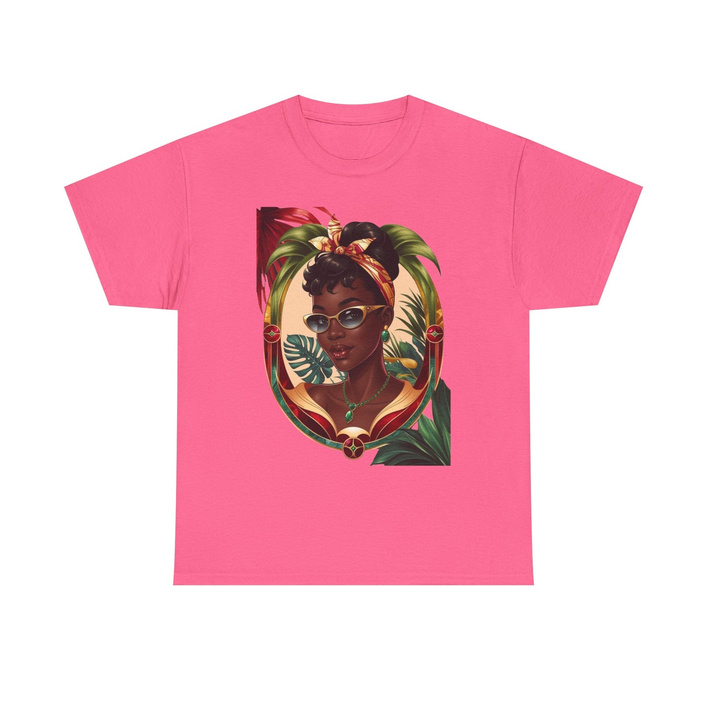 Tropical Vibes Tee - Stylish Summer Top with Chic Latina Art