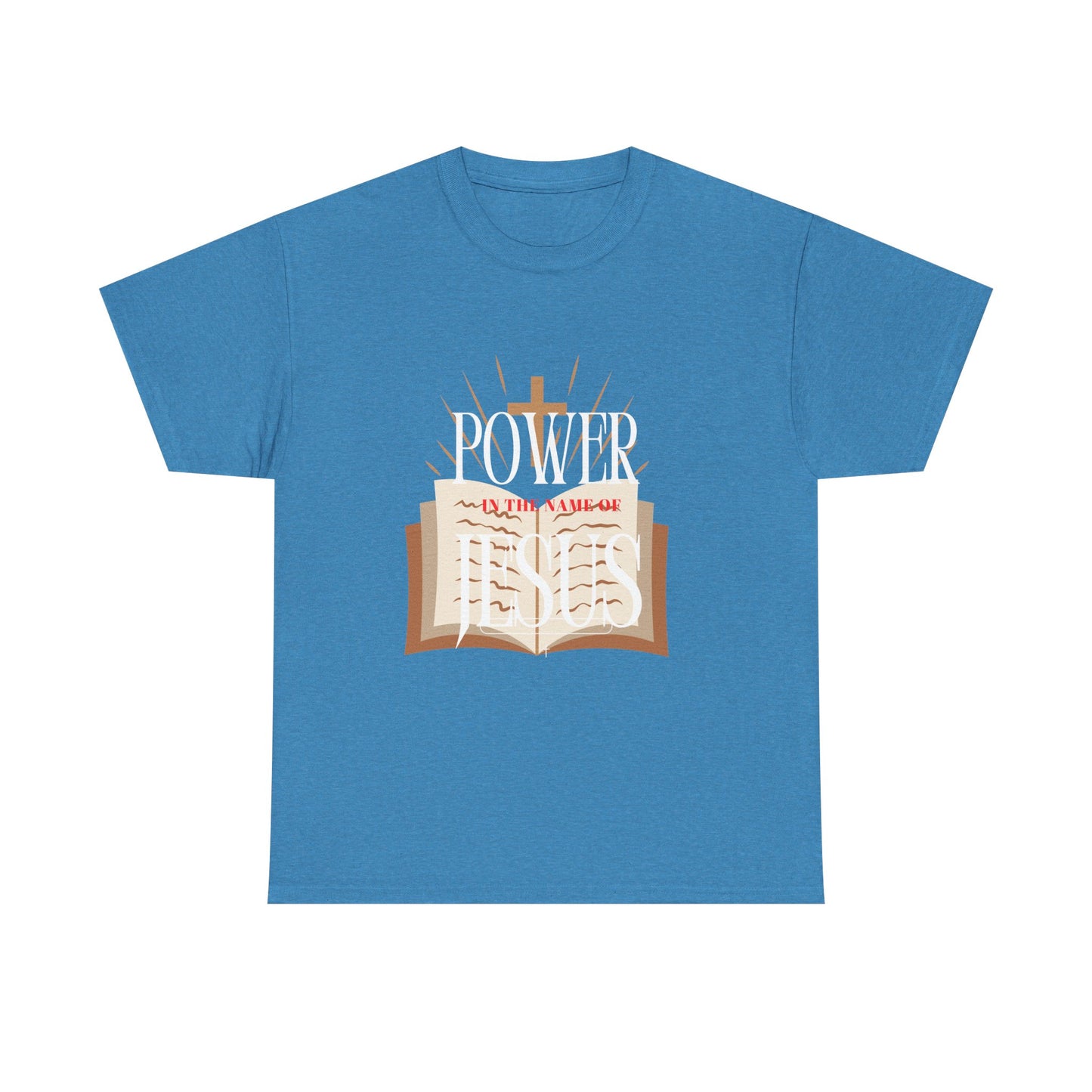 Faith-Inspired Tee - 'In The Name of Jesus' Design