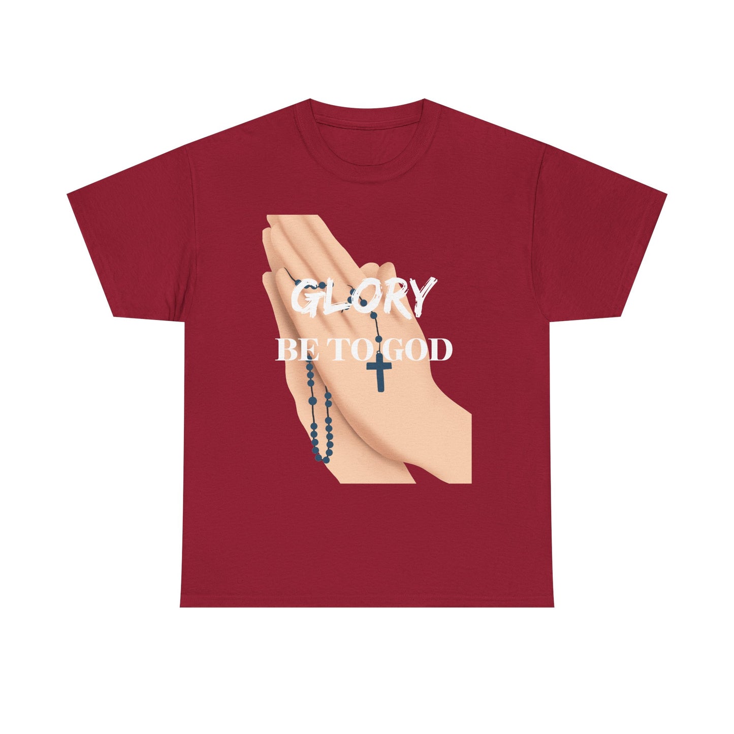 Inspirational Faith Tee - 'Glory Be To God' T-Shirt