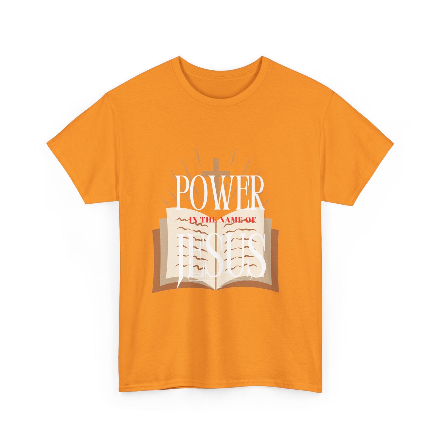 Faith-Inspired Tee - 'In The Name of Jesus' Design