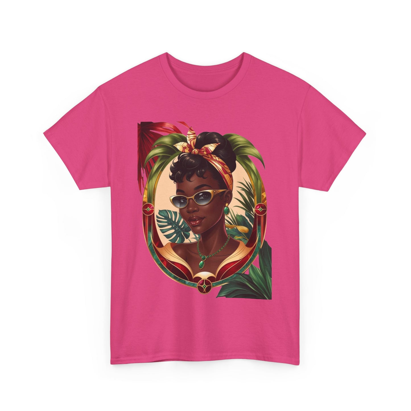 Tropical Vibes Tee - Stylish Summer Top with Chic Latina Art