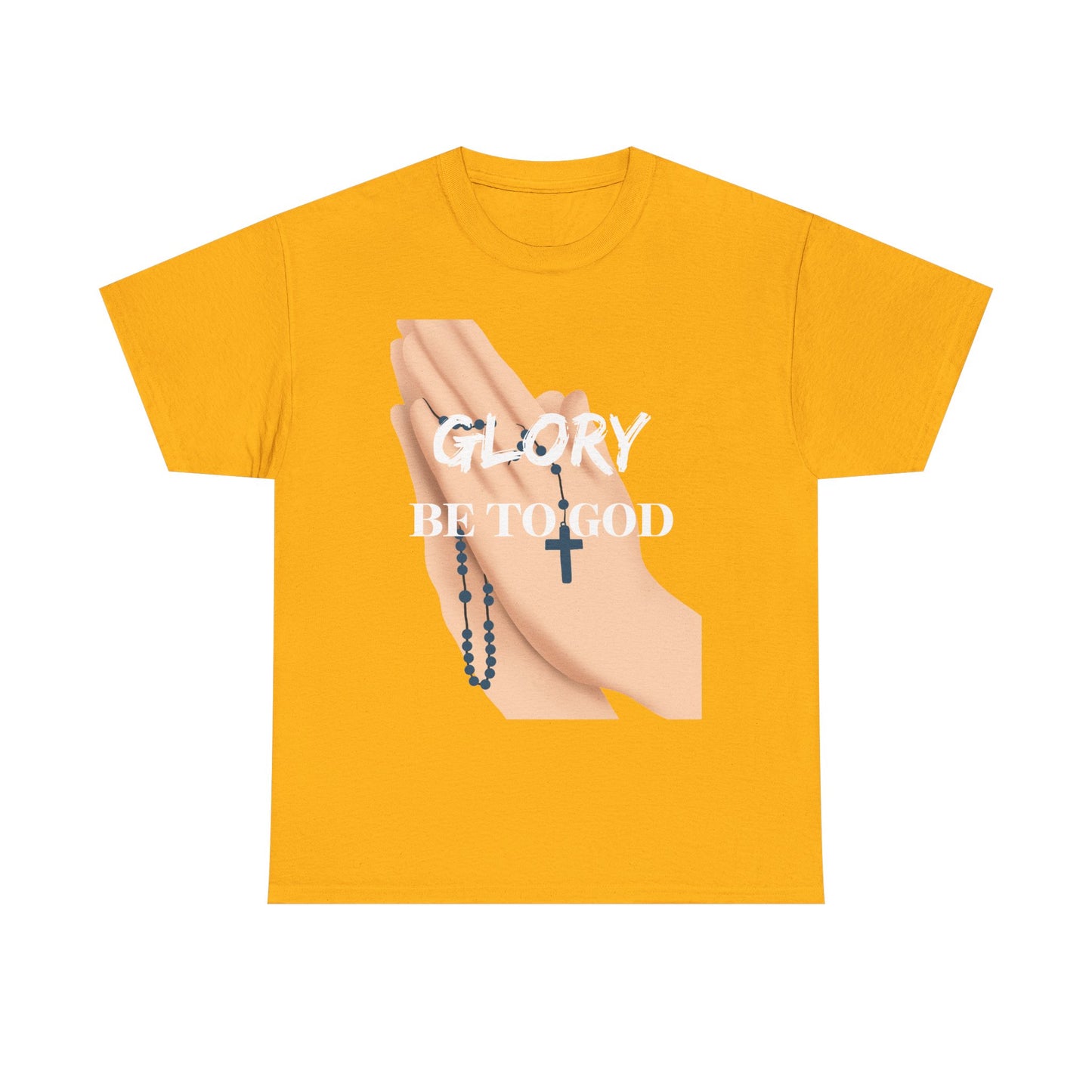 Inspirational Faith Tee - 'Glory Be To God' T-Shirt