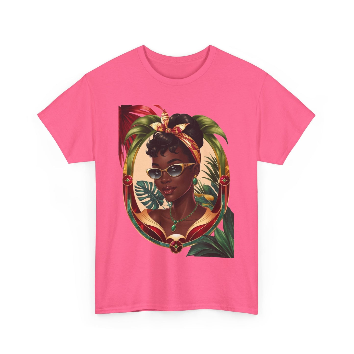 Tropical Vibes Tee - Stylish Summer Top with Chic Latina Art