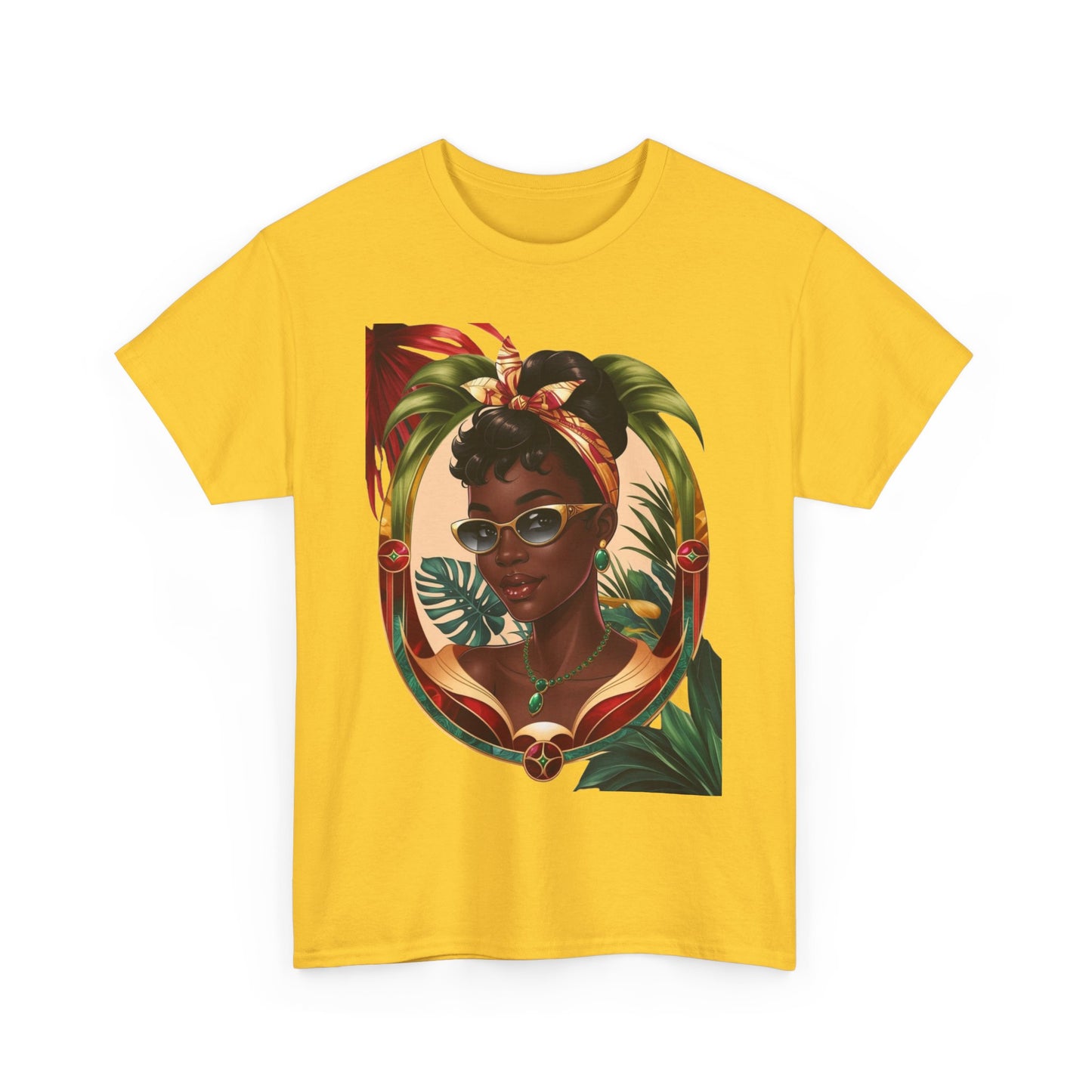 Tropical Vibes Tee - Stylish Summer Top with Chic Latina Art