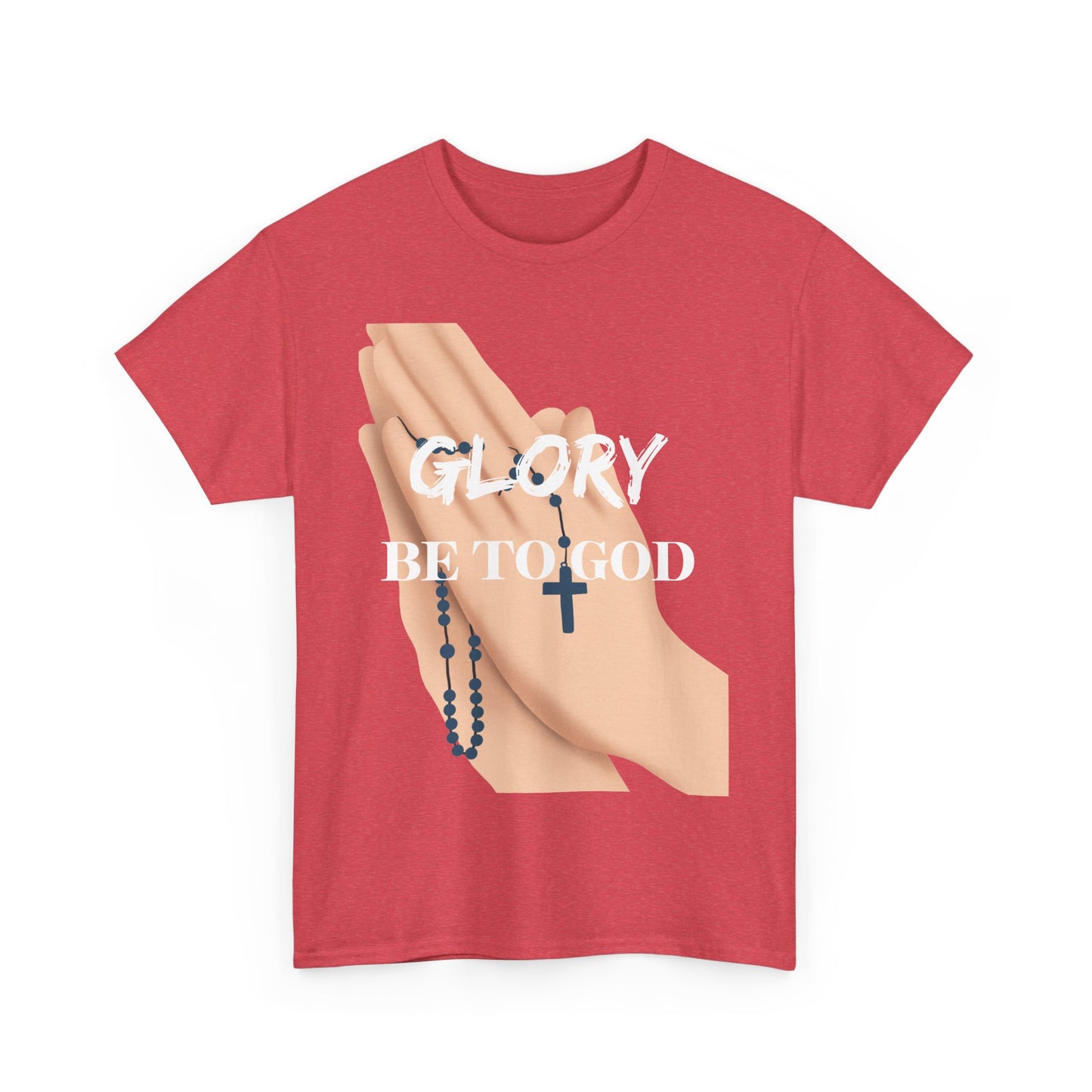 Inspirational Faith Tee - 'Glory Be To God' T-Shirt