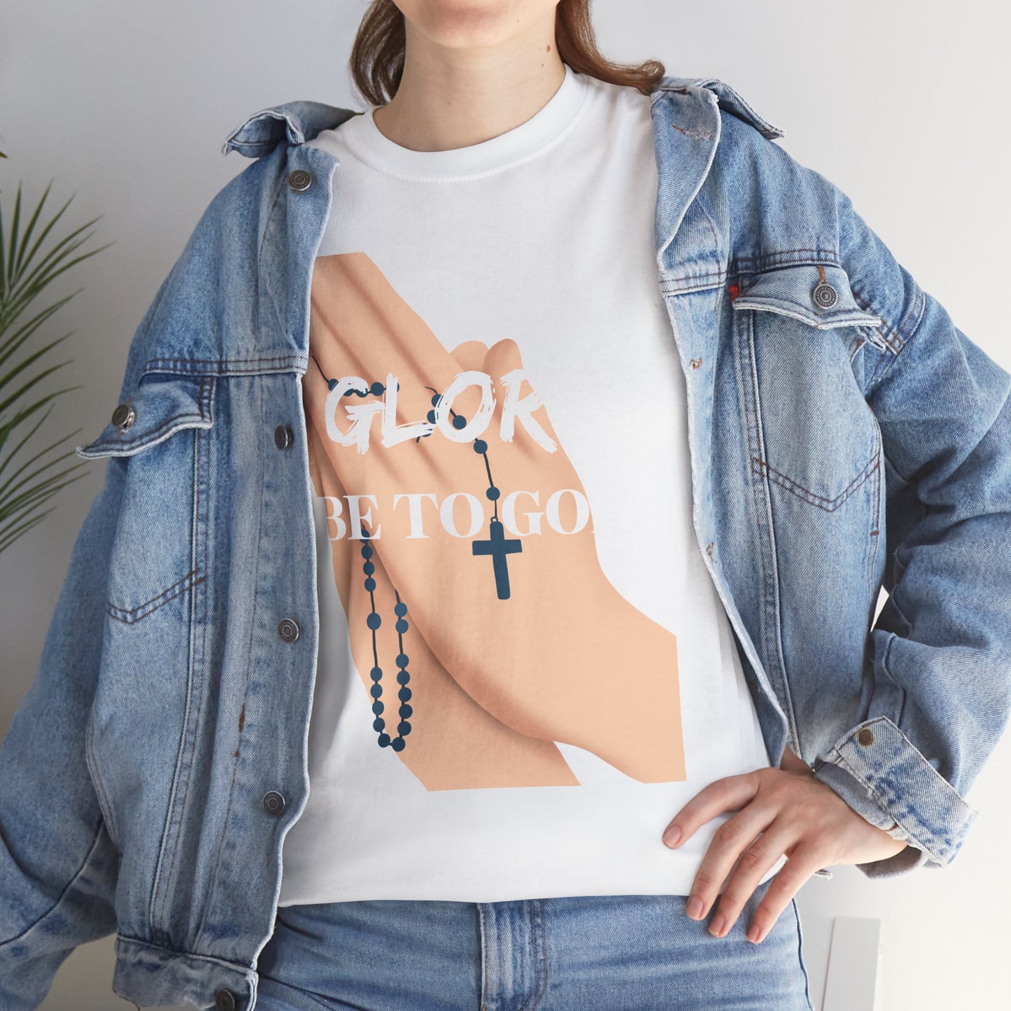 Inspirational Faith Tee - 'Glory Be To God' T-Shirt