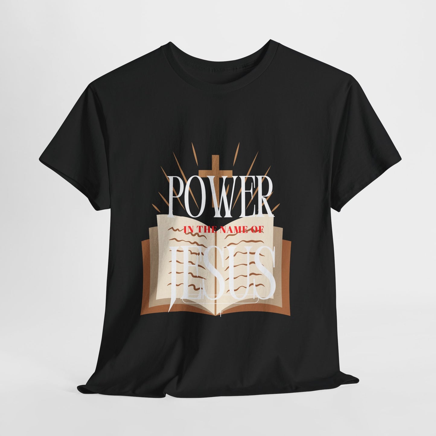 Faith-Inspired Tee - 'In The Name of Jesus' Design
