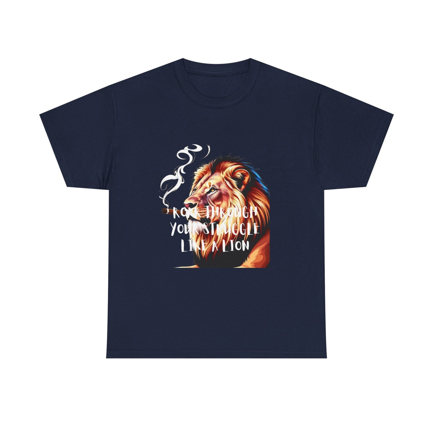 Inspirational Tee - "Roar Through Your Struggles Like a Lion" Unisex Shirt