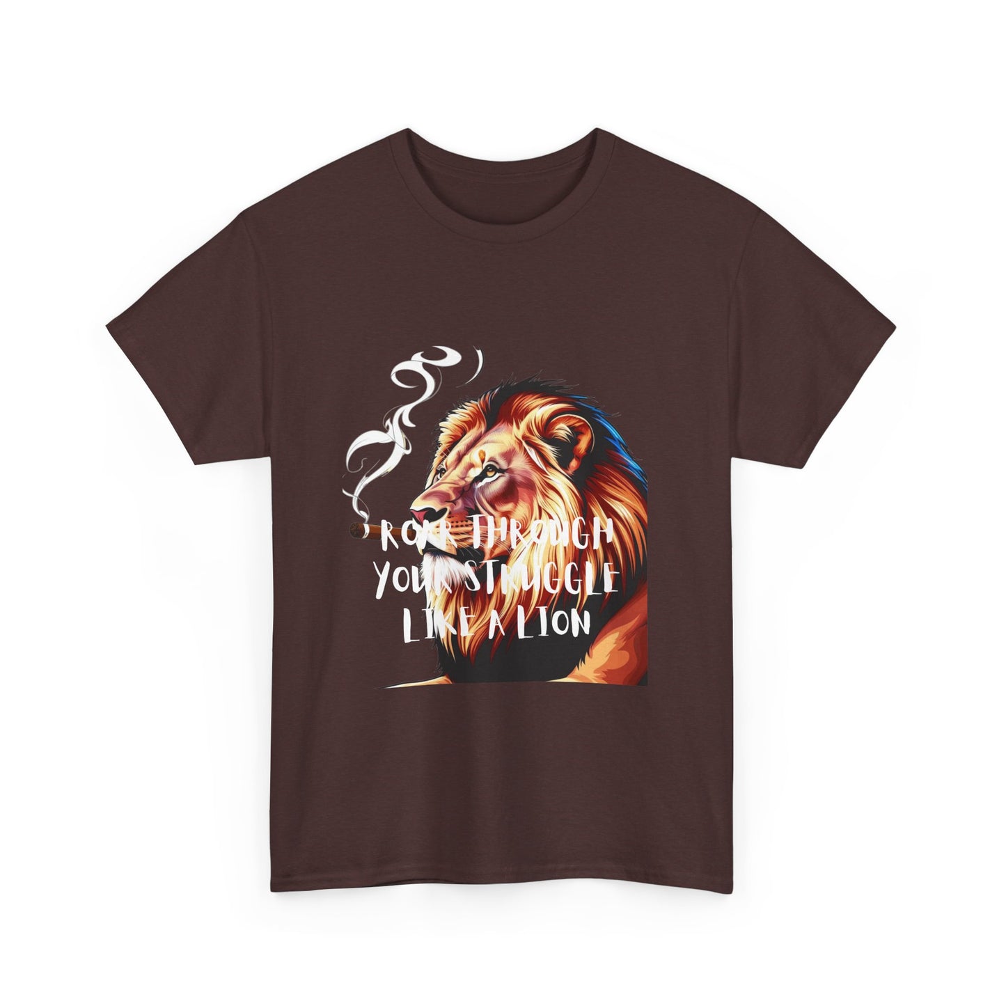 Inspirational Tee - "Roar Through Your Struggles Like a Lion" Unisex Shirt