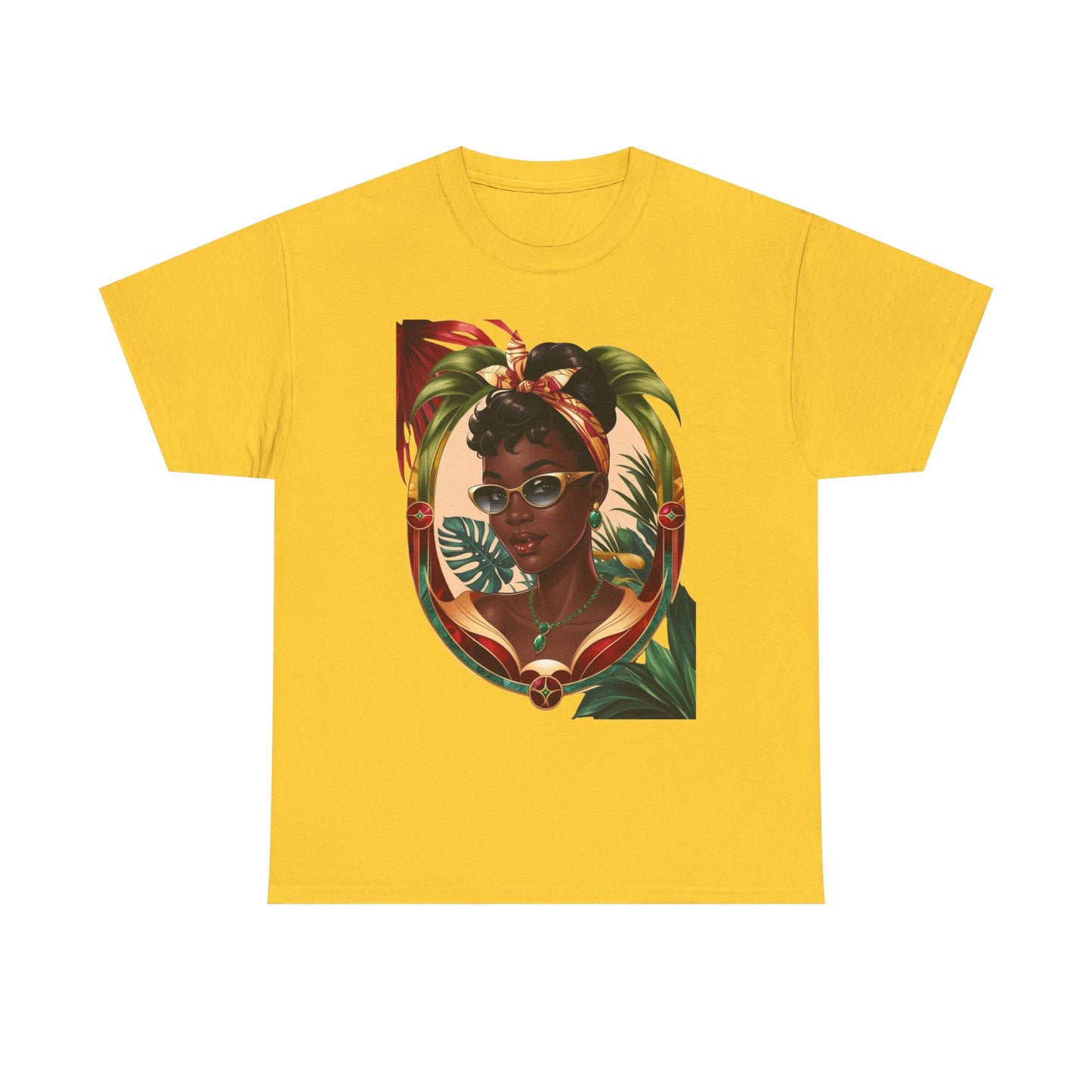 Tropical Vibes Tee - Stylish Summer Top with Chic Latina Art