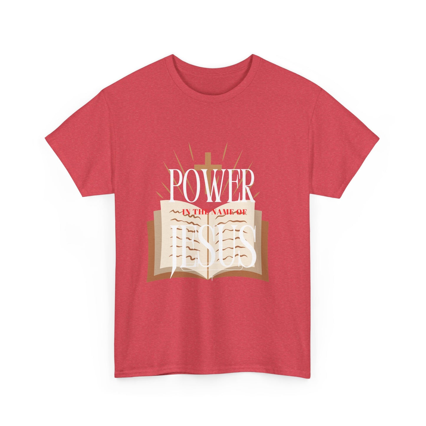 Faith-Inspired Tee - 'In The Name of Jesus' Design