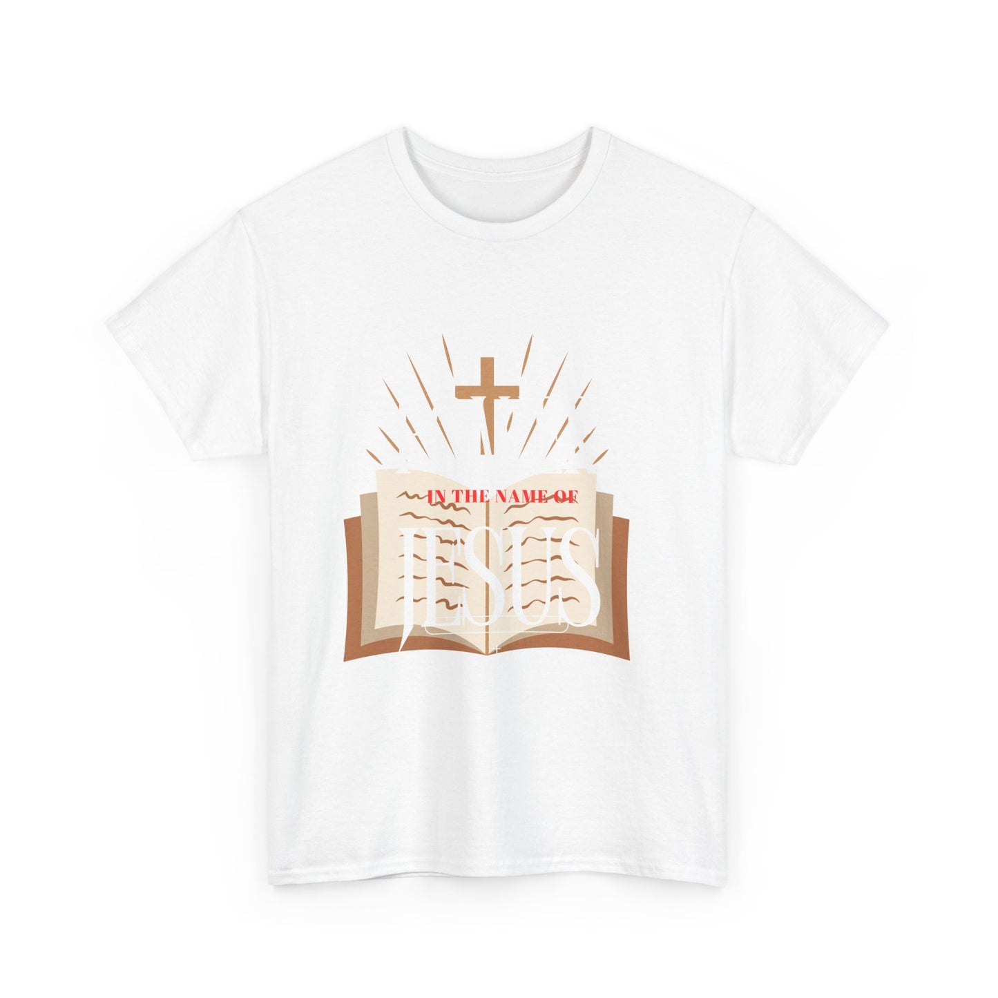 Faith-Inspired Tee - 'In The Name of Jesus' Design