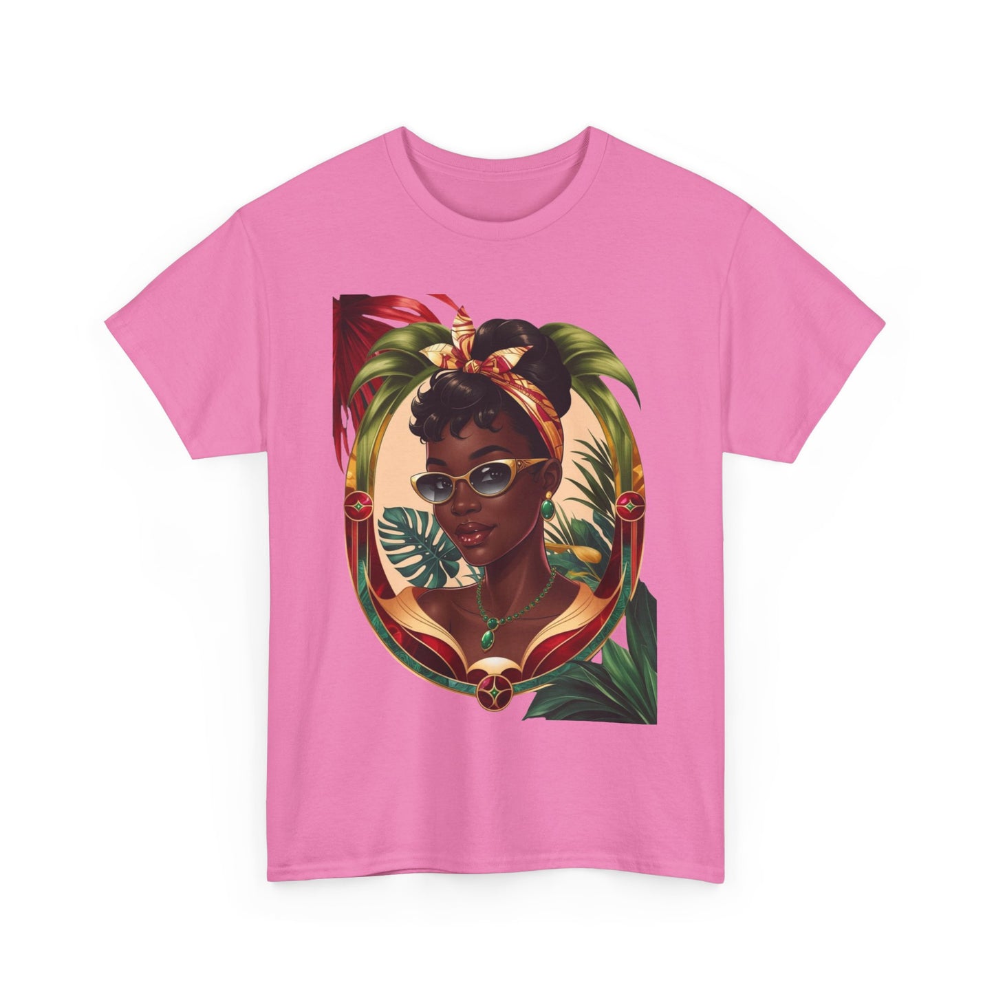Tropical Vibes Tee - Stylish Summer Top with Chic Latina Art