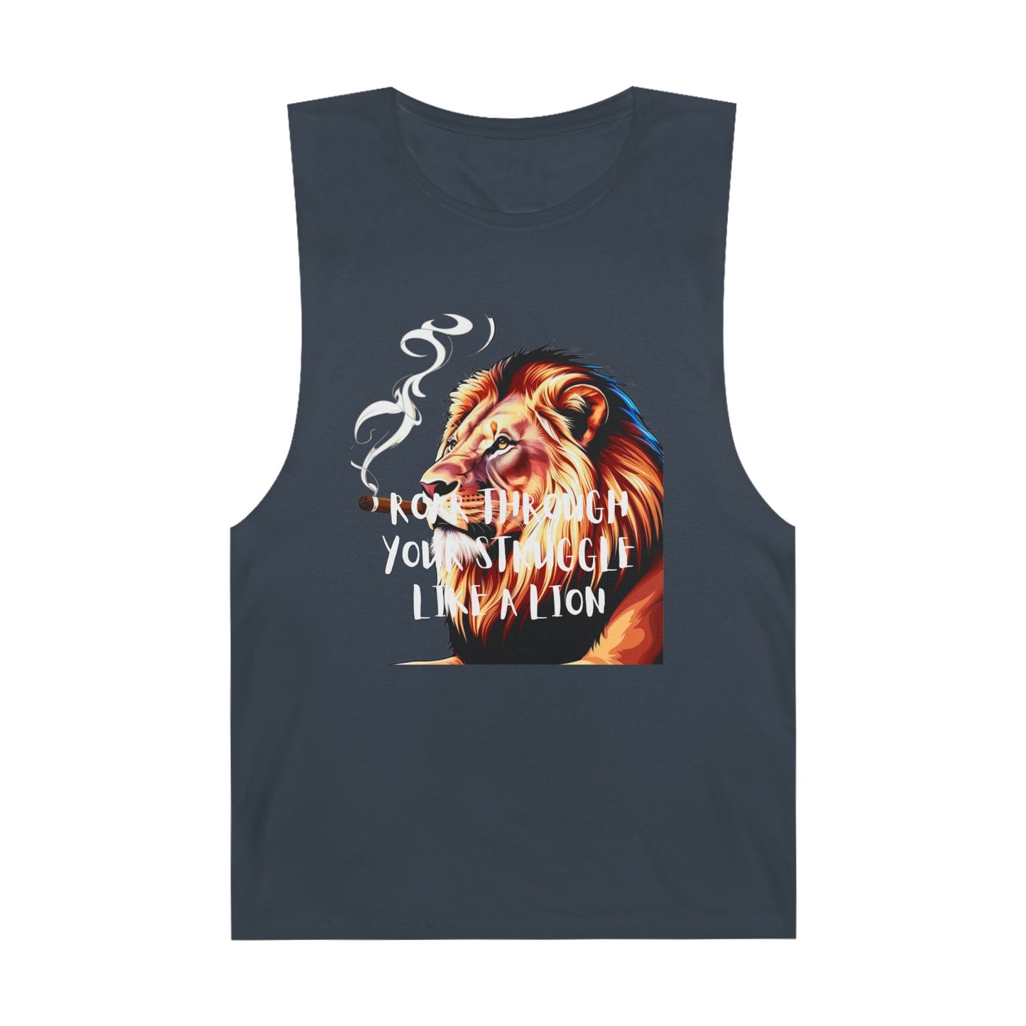 Tank Top - Unisex Lion Quote Tank Top - Embrace Your Struggles with Strength