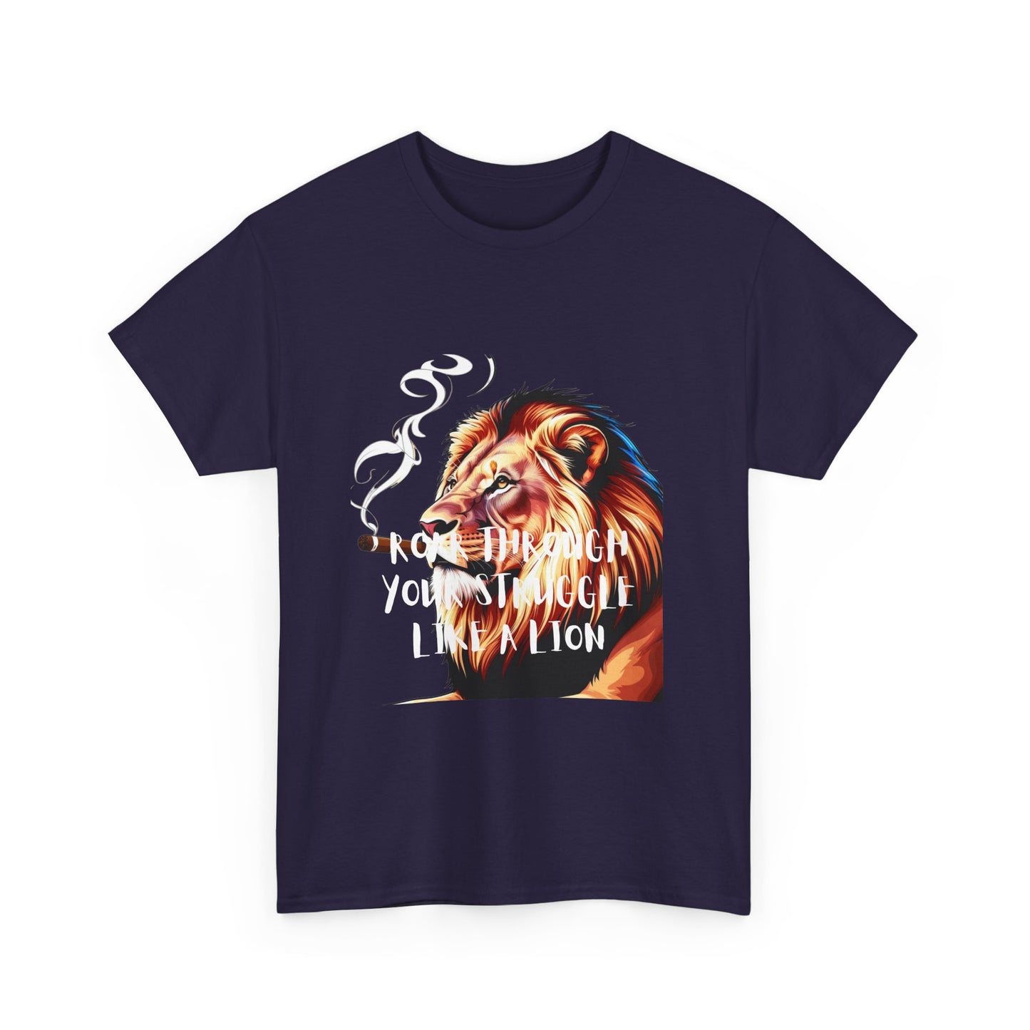 Inspirational Tee - "Roar Through Your Struggles Like a Lion" Unisex Shirt