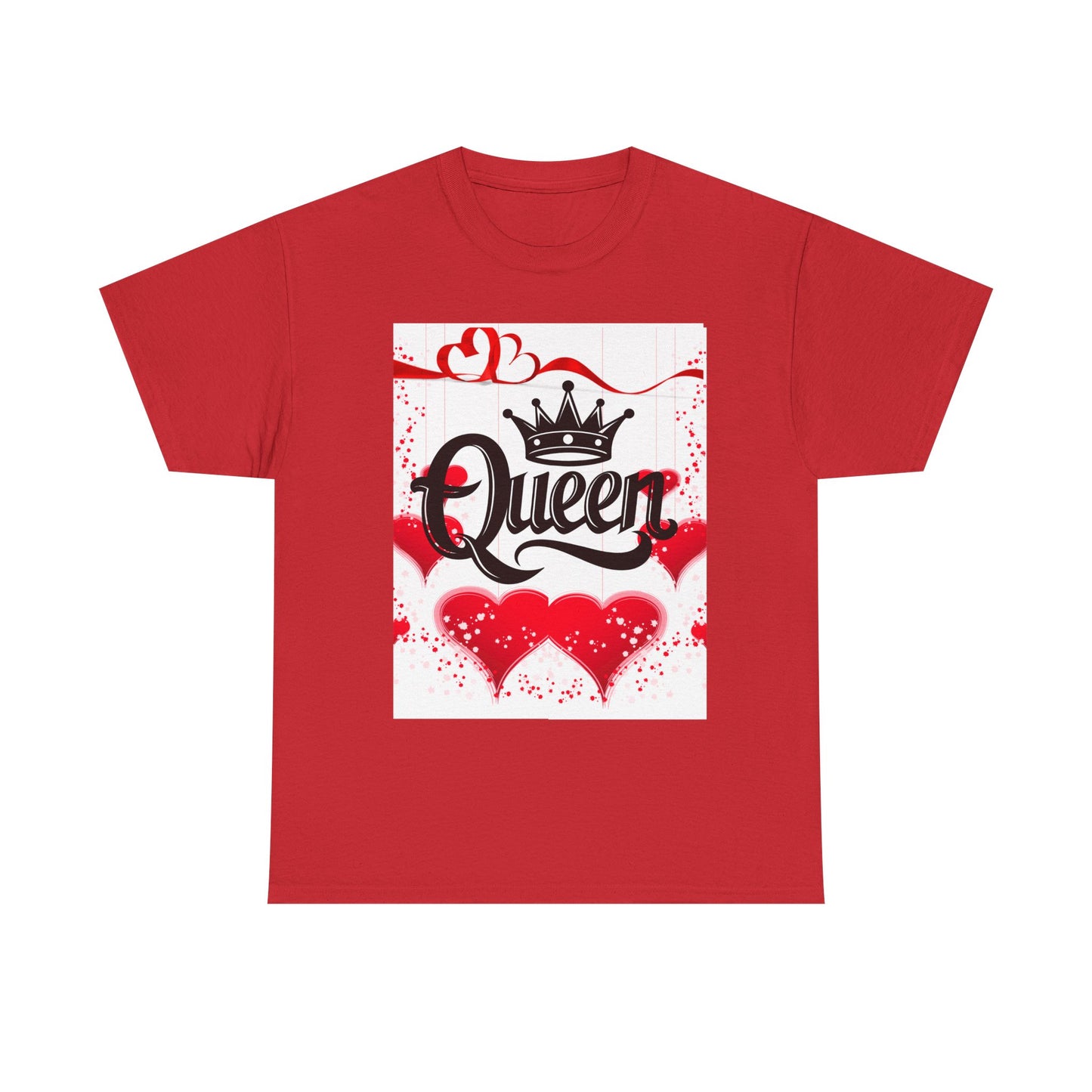 Queen Hearts Unisex Tee - Perfect Gift for Her, Valentine's Day Shirt