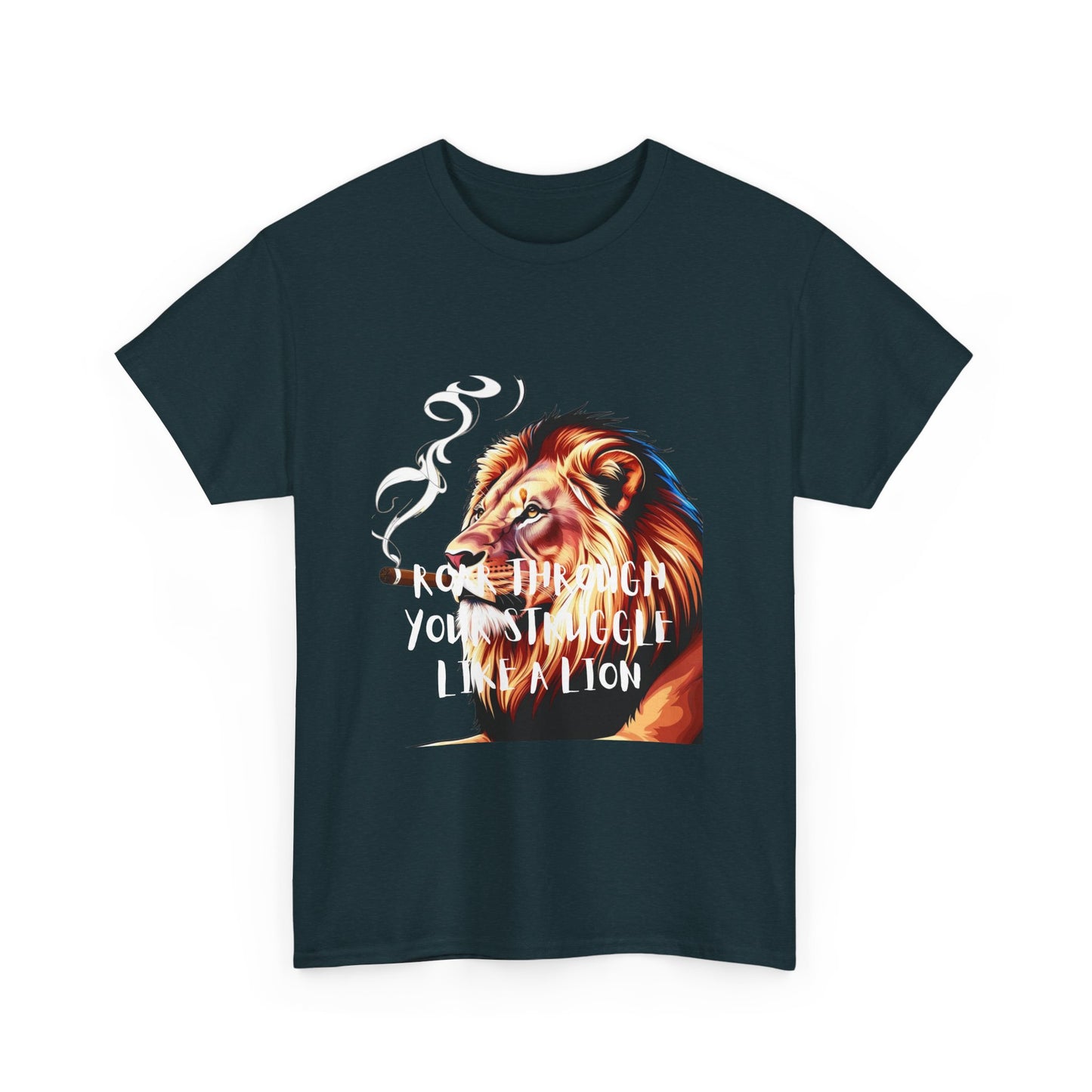 Inspirational Tee - &quot;Roar Through Your Struggles Like a Lion&quot; Unisex Shirt
